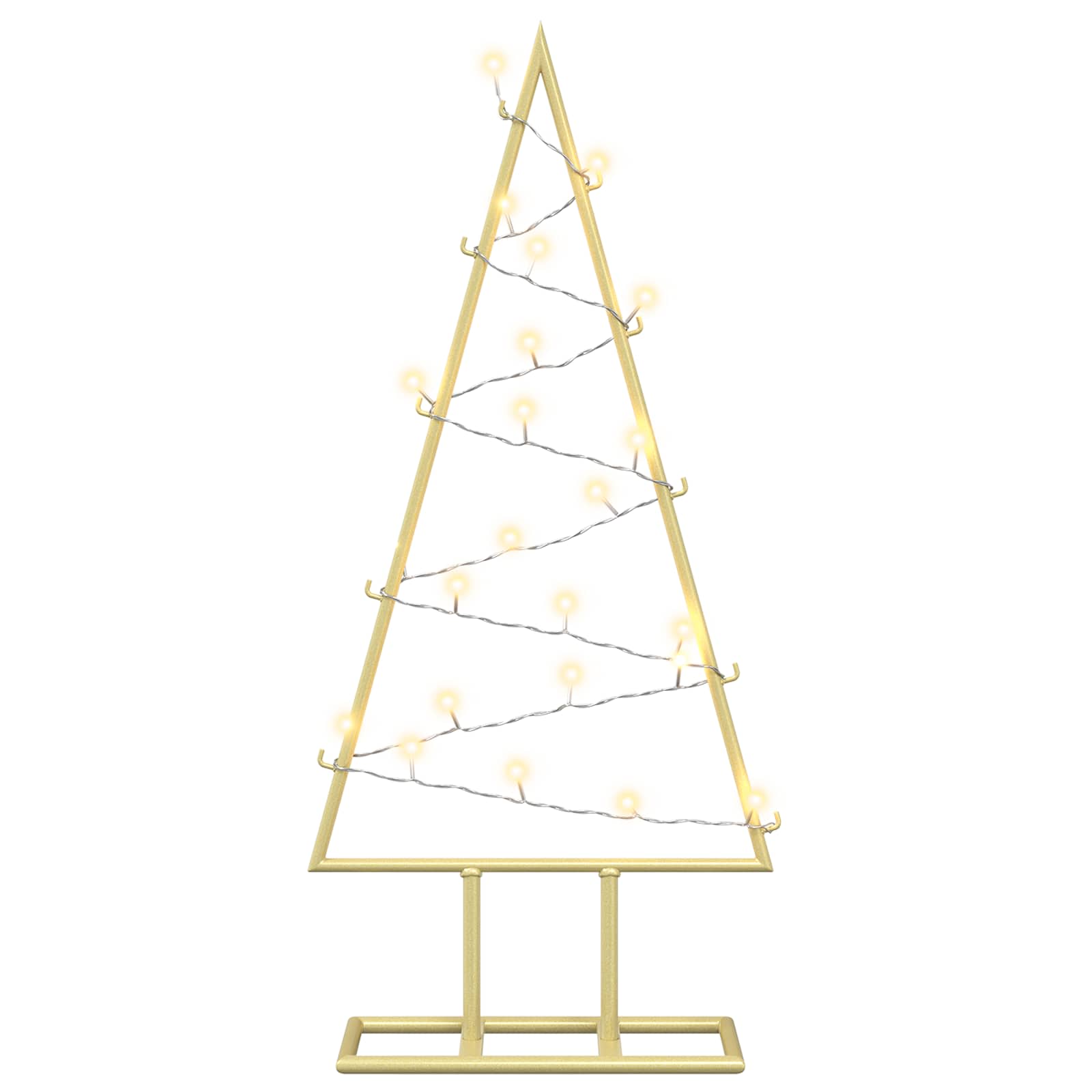 Albero di Natale in metallo con LED KUOPIO 60 cm Bianco caldo