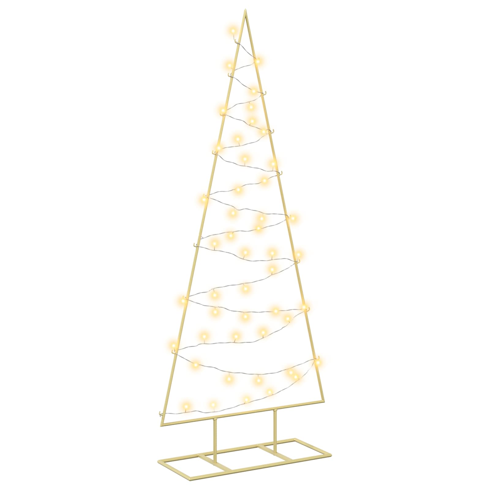 Albero di Natale in metallo con LED KUOPIO 125 cm Bianco caldo