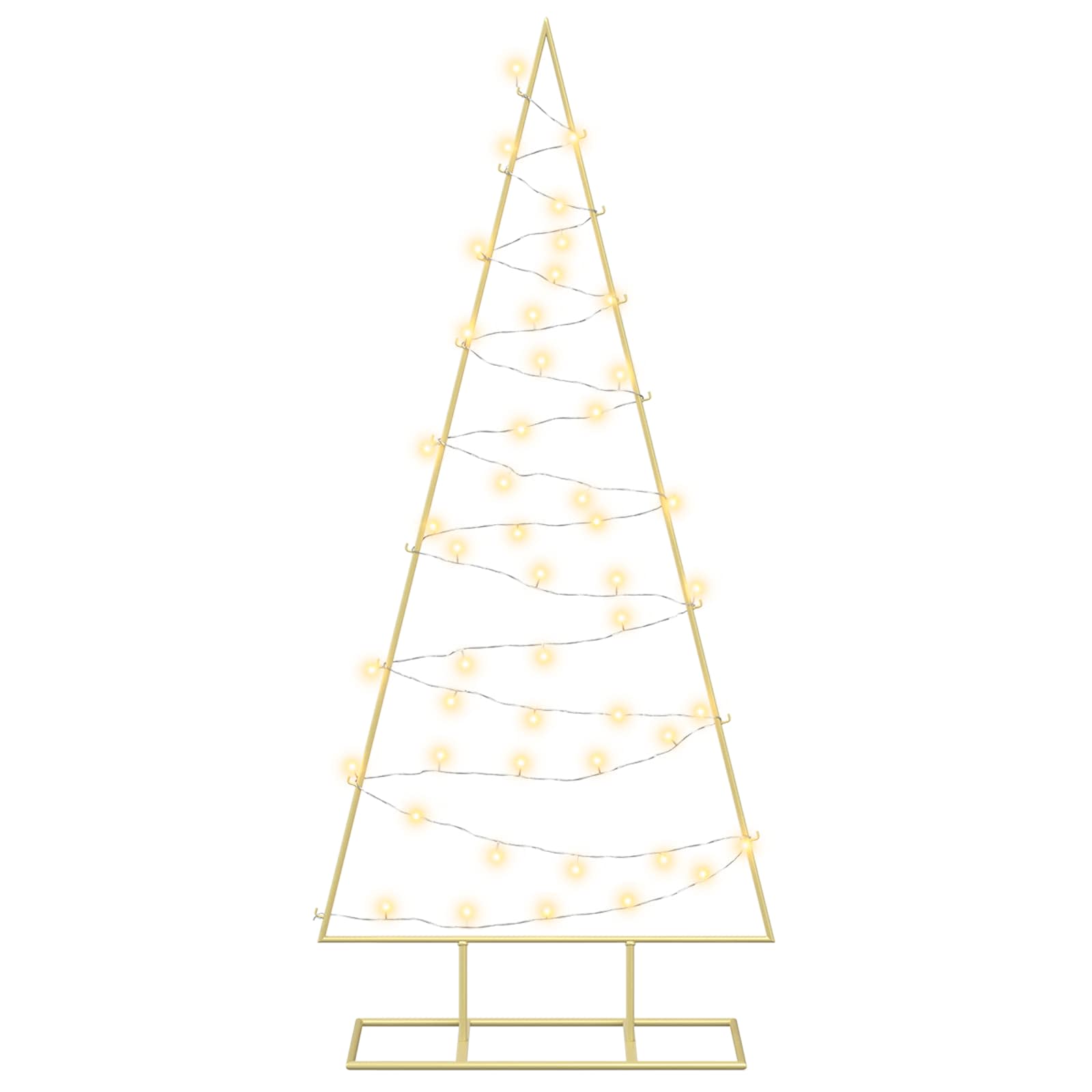 Albero di Natale in metallo con LED KUOPIO 125 cm Bianco caldo