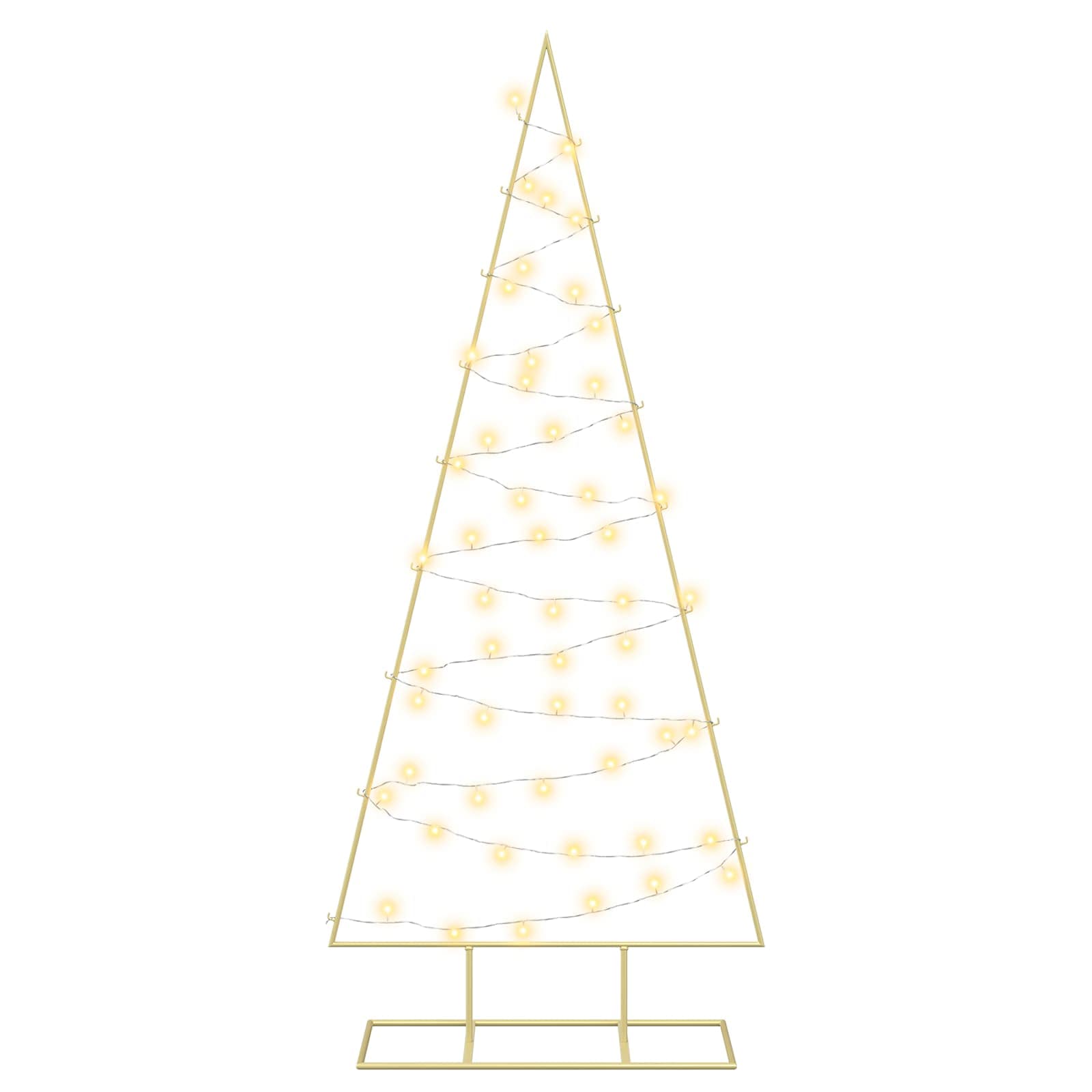Albero di Natale in metallo con LED KUOPIO 150 cm Bianco caldo