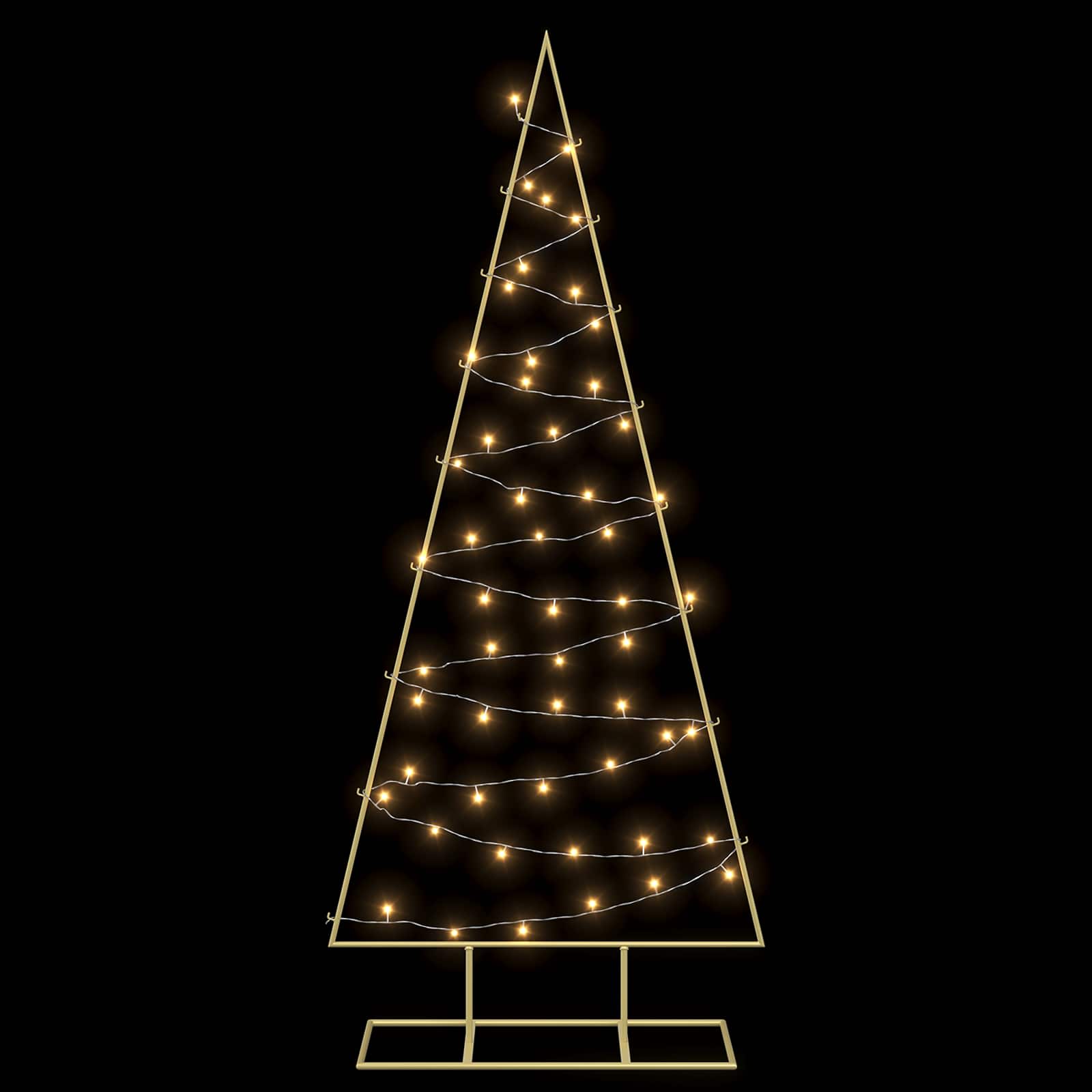 Albero di Natale in metallo con LED KUOPIO 150 cm Bianco caldo
