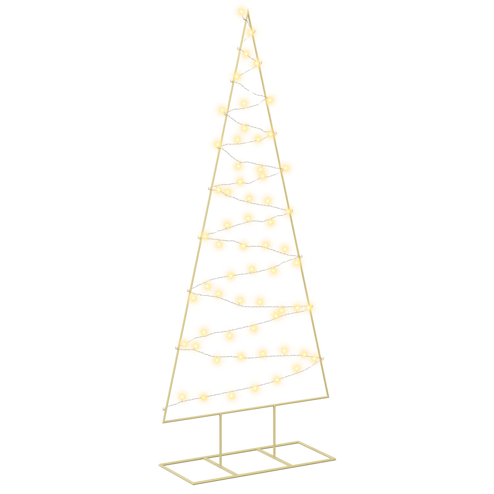 Albero di Natale in metallo con LED KUOPIO 180 cm Bianco caldo