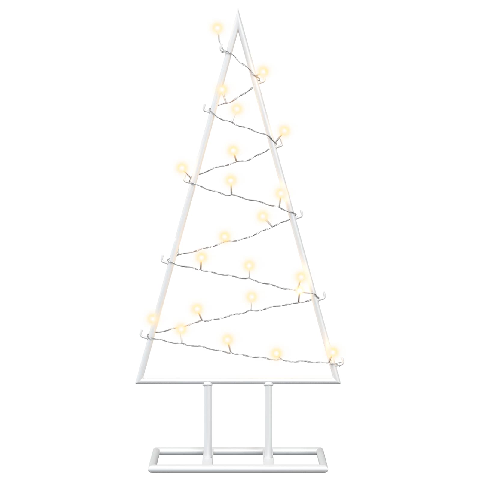 Albero di Natale in metallo con LED KUOPIO 60 cm Bianco caldo