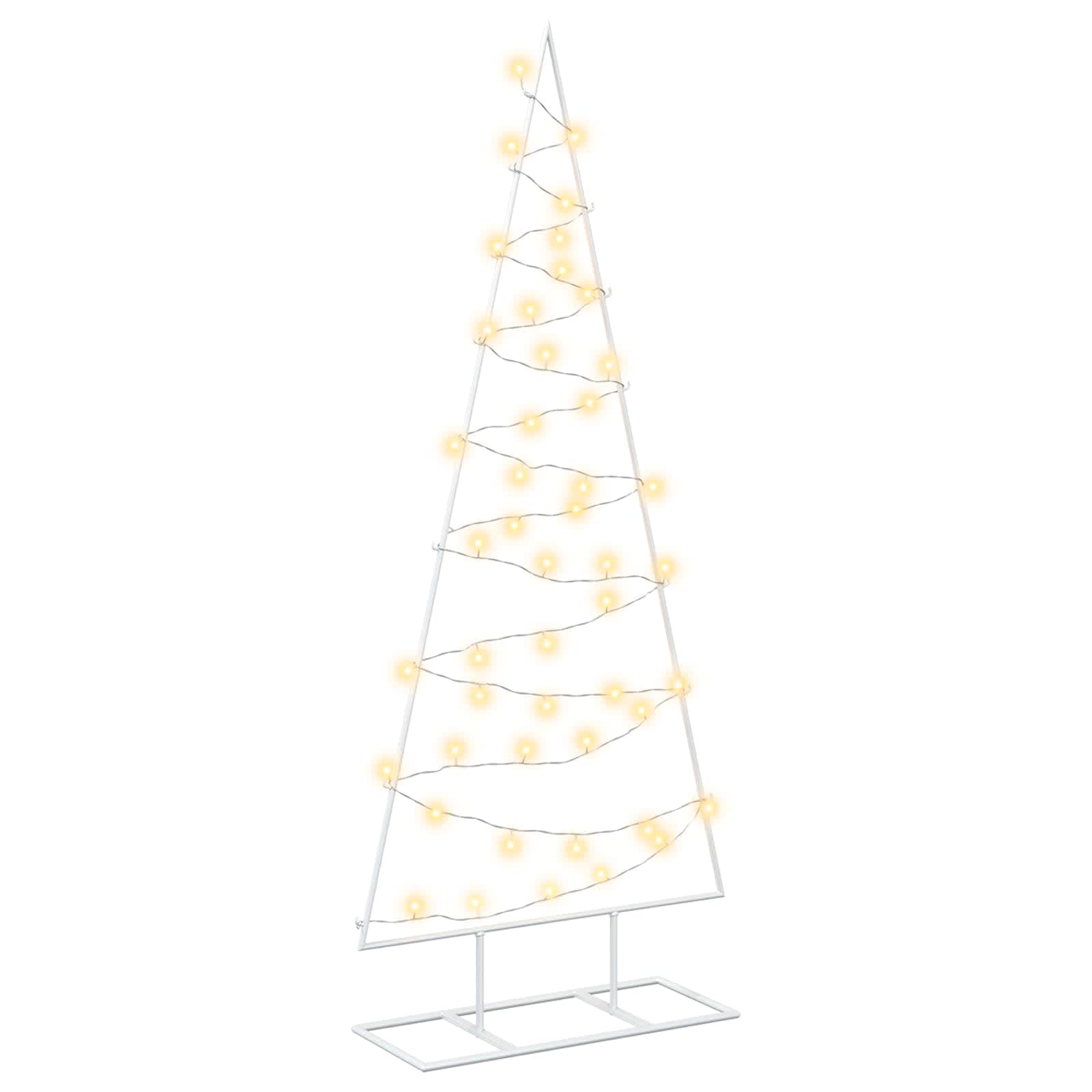 Albero di Natale in metallo con LED KUOPIO 125 cm Bianco caldo