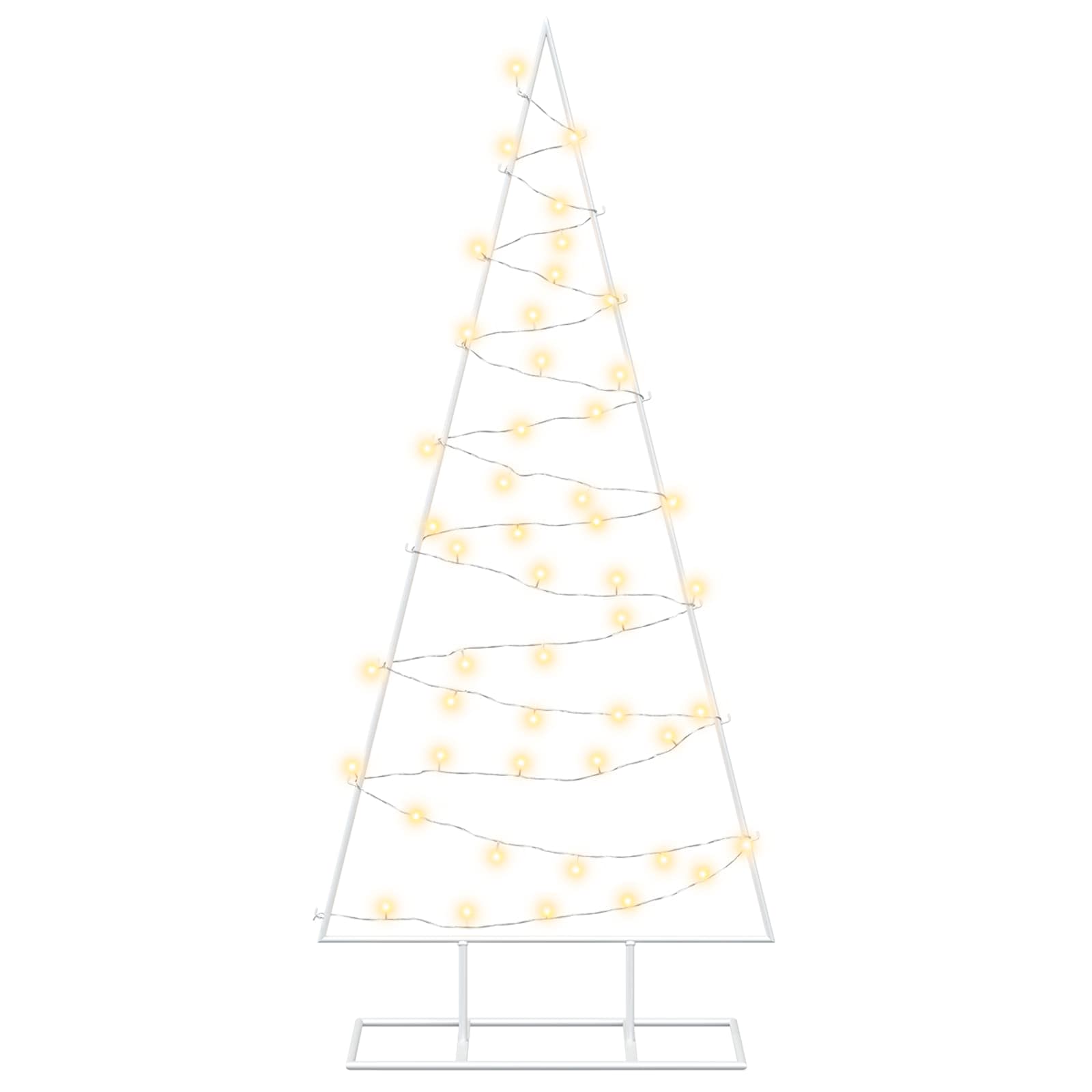 Albero di Natale in metallo con LED KUOPIO 125 cm Bianco caldo