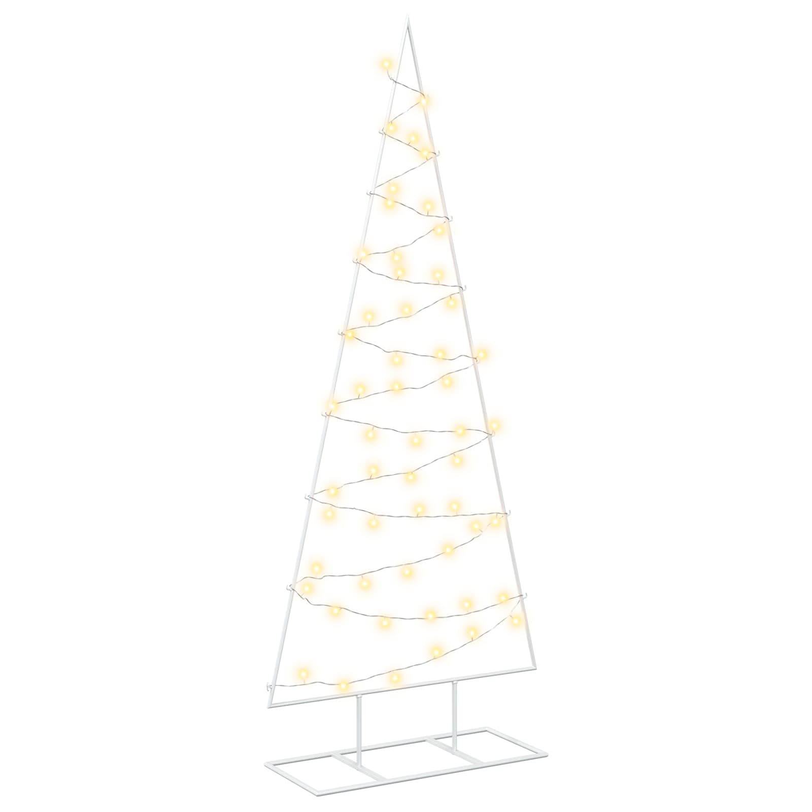 Albero di Natale in metallo con LED KUOPIO 150 cm Bianco caldo
