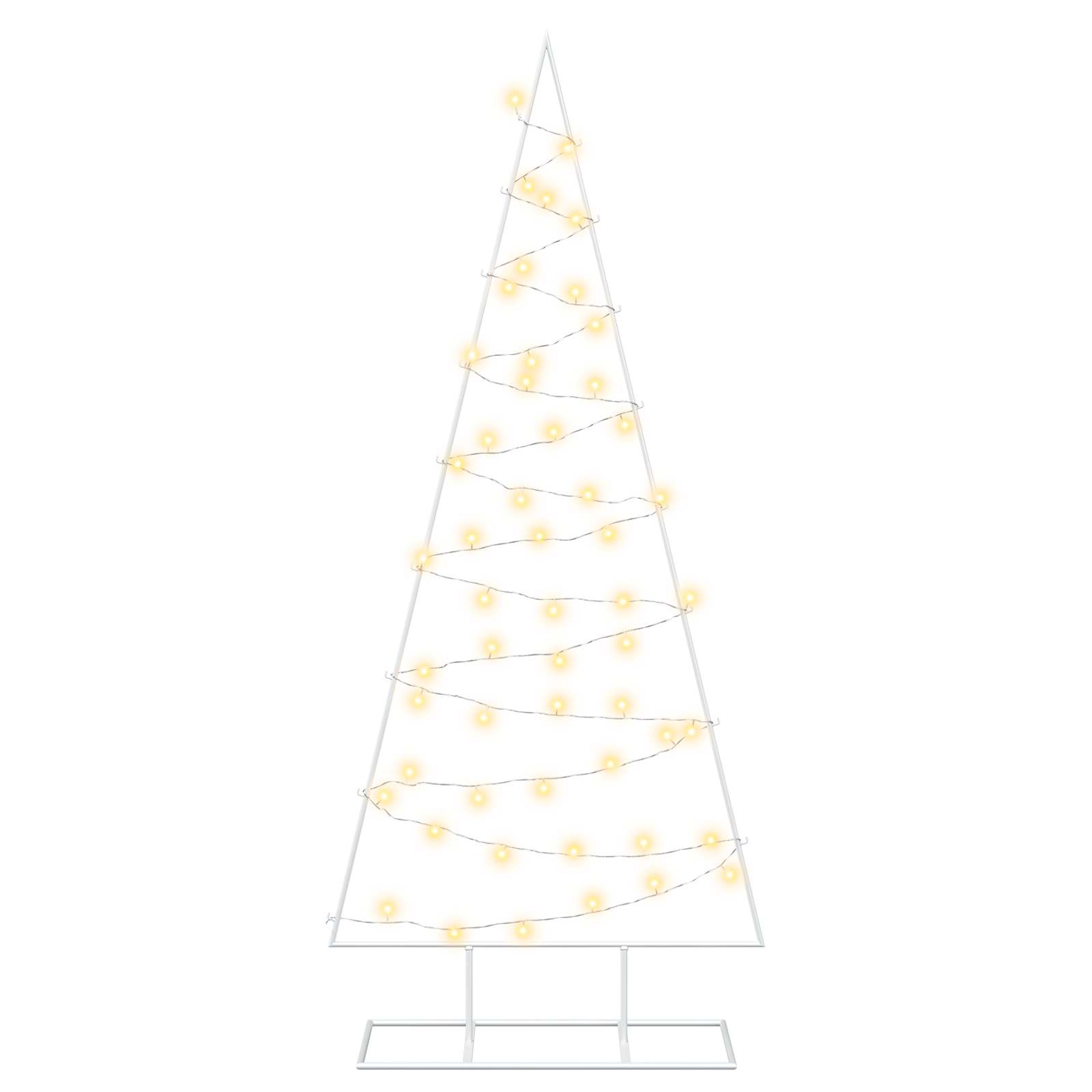Albero di Natale in metallo con LED KUOPIO 150 cm Bianco caldo