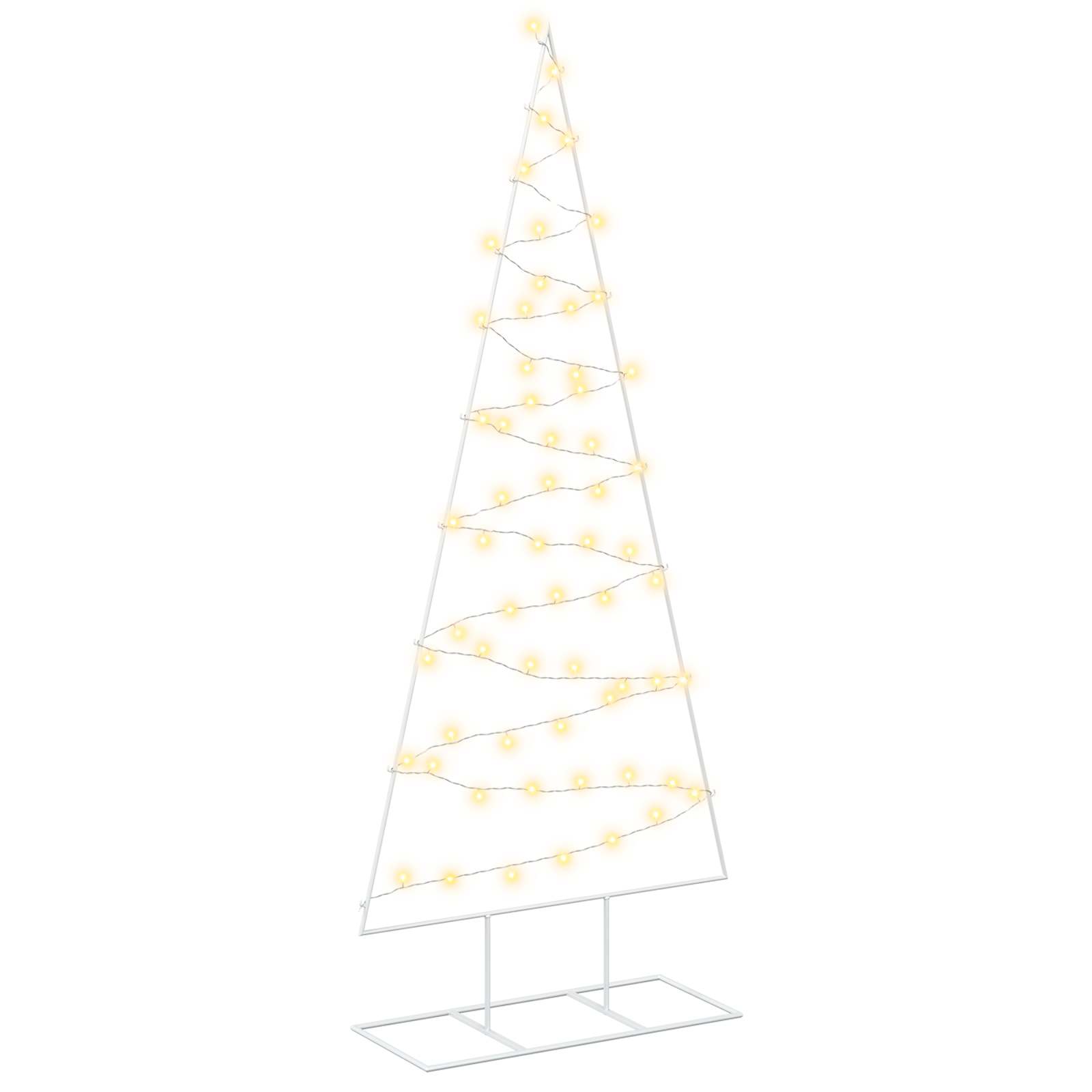 Albero di Natale in metallo con LED KUOPIO 180 cm Bianco caldo