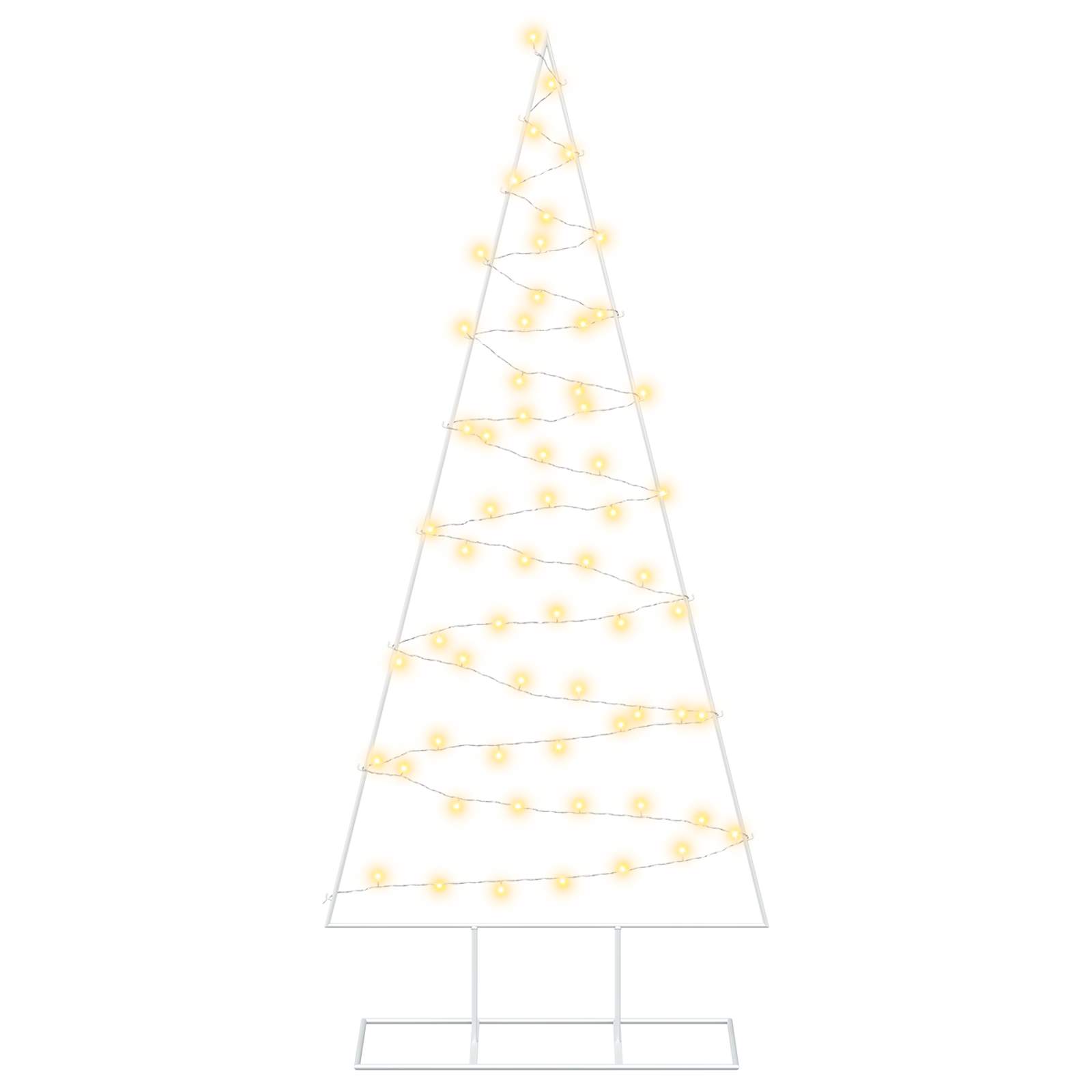 Albero di Natale in metallo con LED KUOPIO 180 cm Bianco caldo