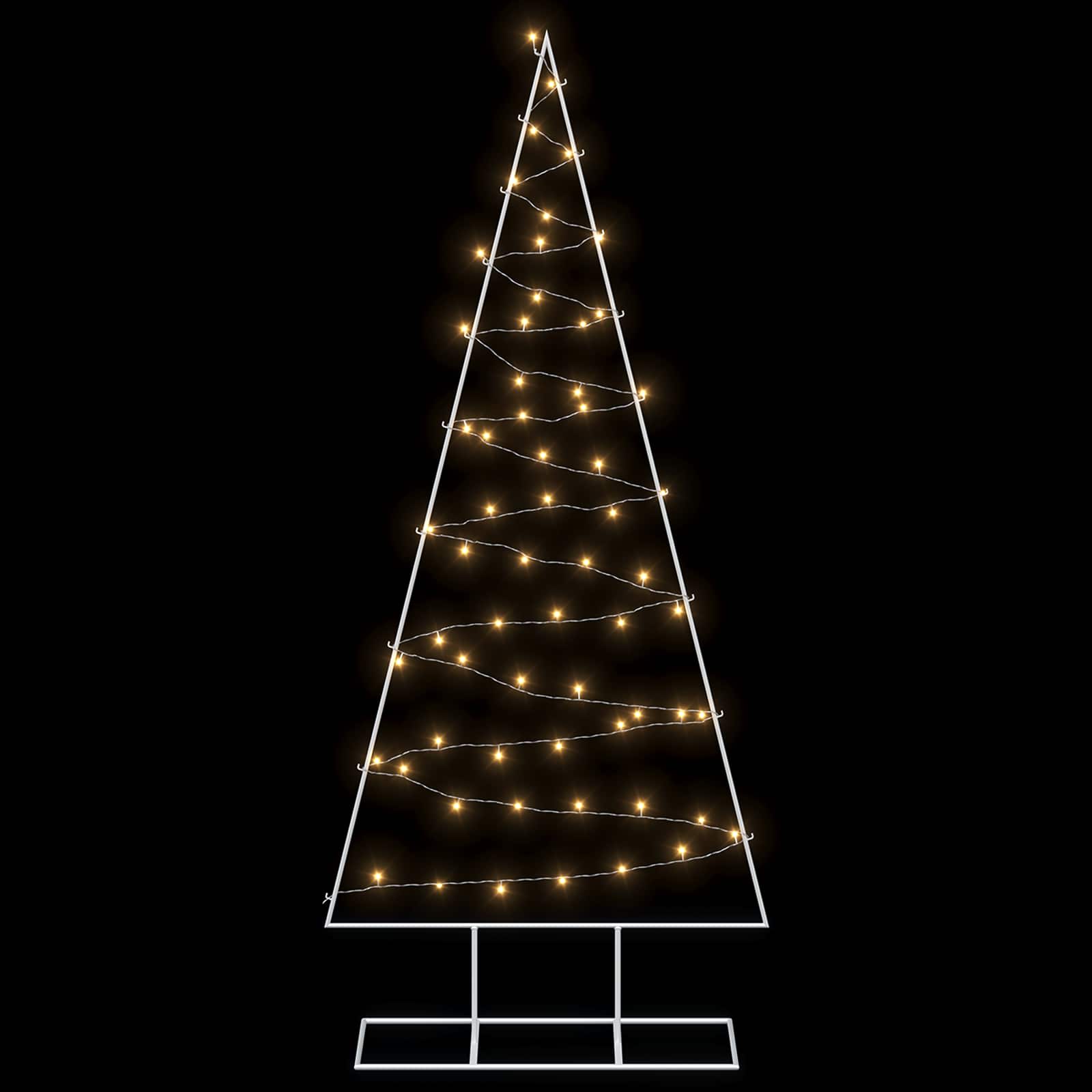 Albero di Natale in metallo con LED KUOPIO 180 cm Bianco caldo