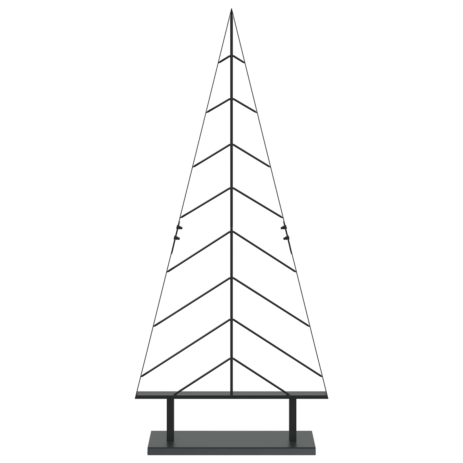 Albero di Natale in metallo con supporto KUOPIO 125 cm Acciaio