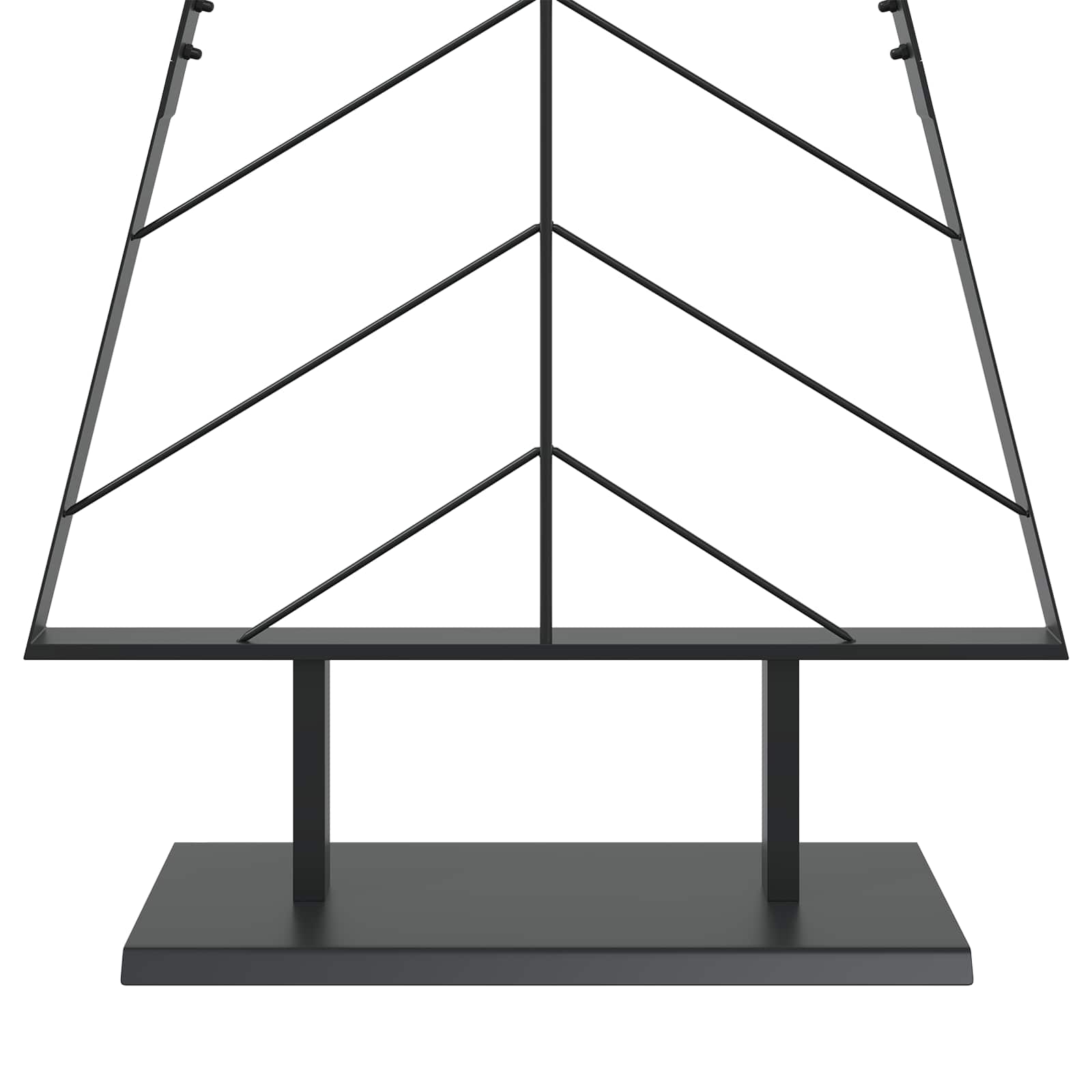 Albero di Natale in metallo con supporto KUOPIO 150 cm Acciaio