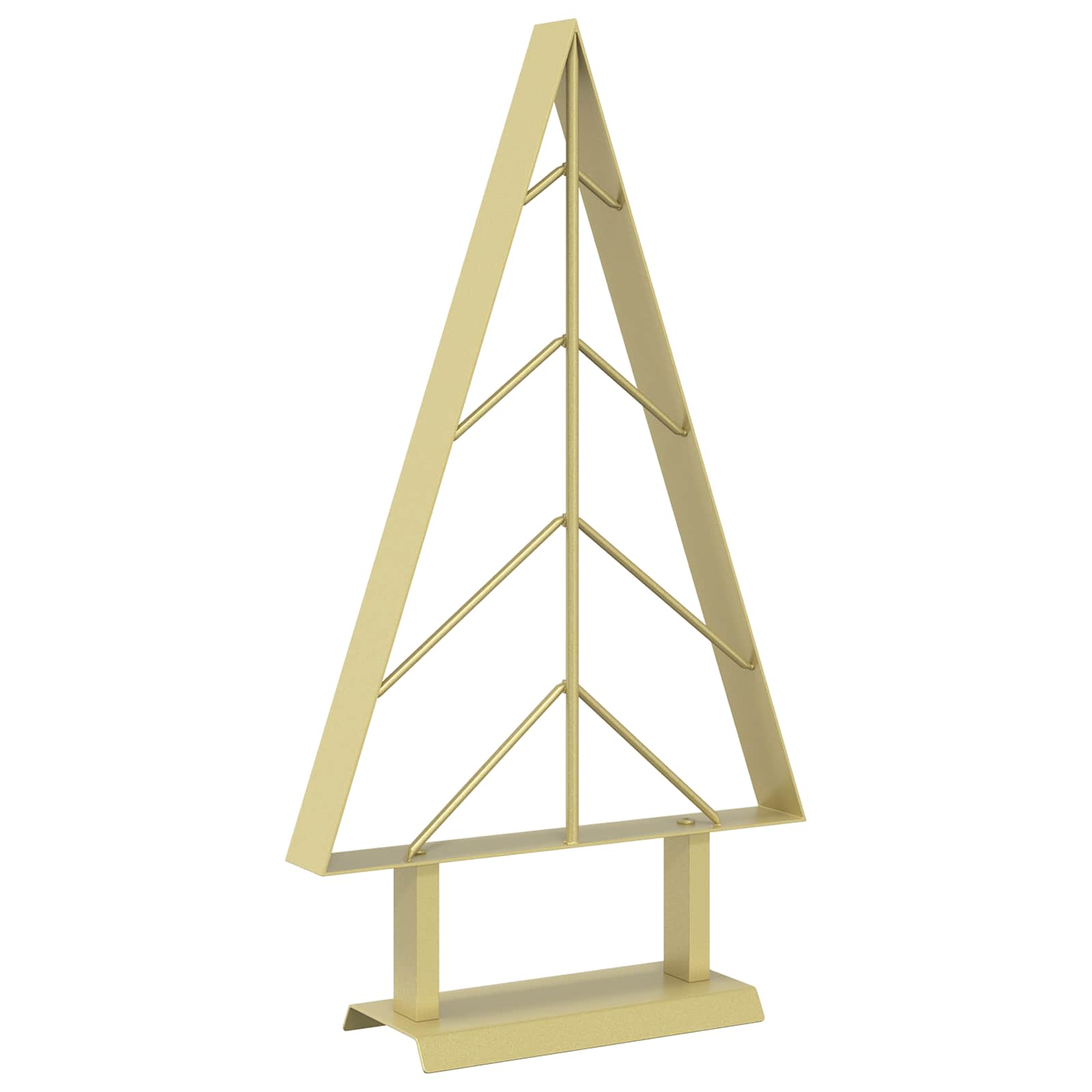 Albero di Natale in metallo con supporto KUOPIO 60 cm Acciaio