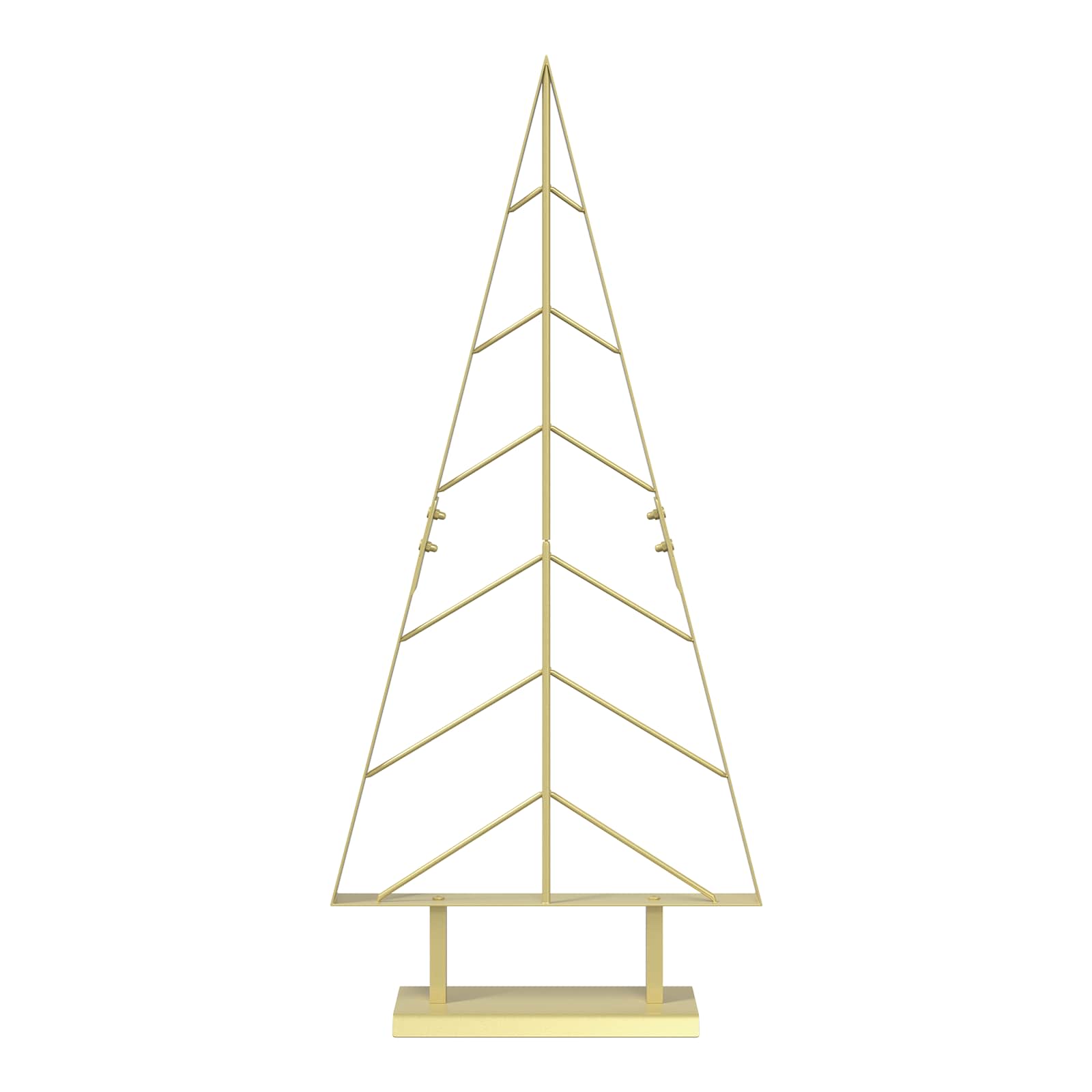 Albero di Natale in metallo con supporto KUOPIO 90 cm Acciaio