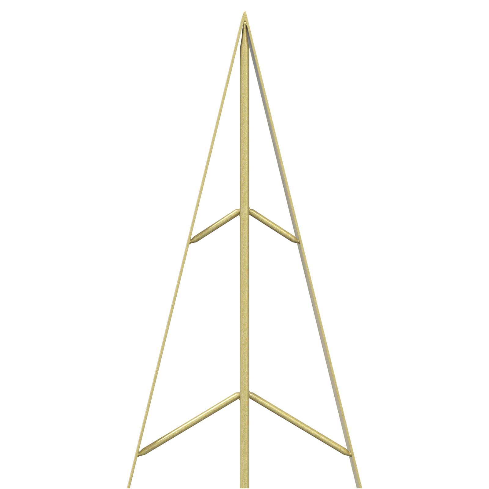Albero di Natale in metallo con supporto KUOPIO 90 cm Acciaio
