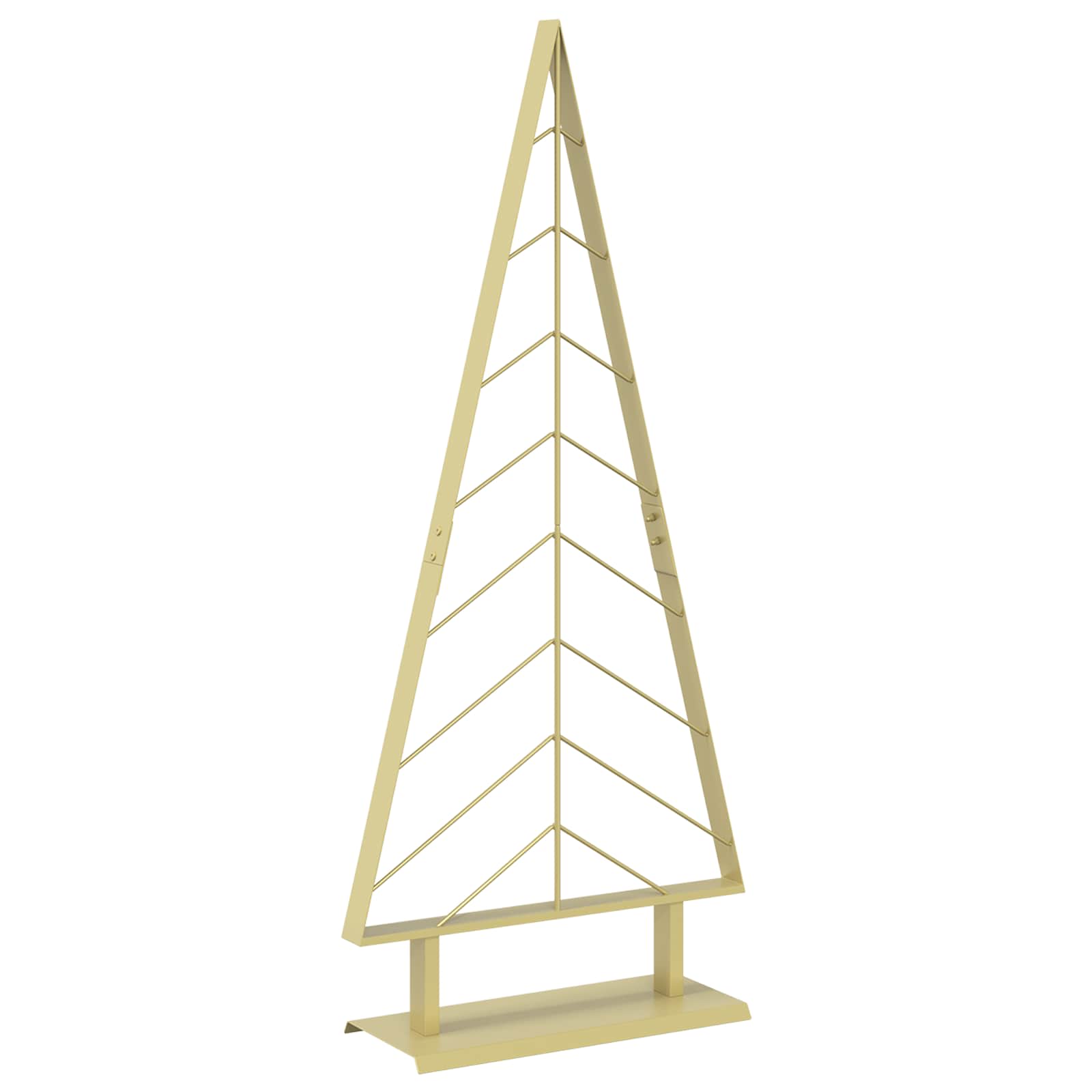 Albero di Natale in metallo con supporto KUOPIO 125 cm Acciaio