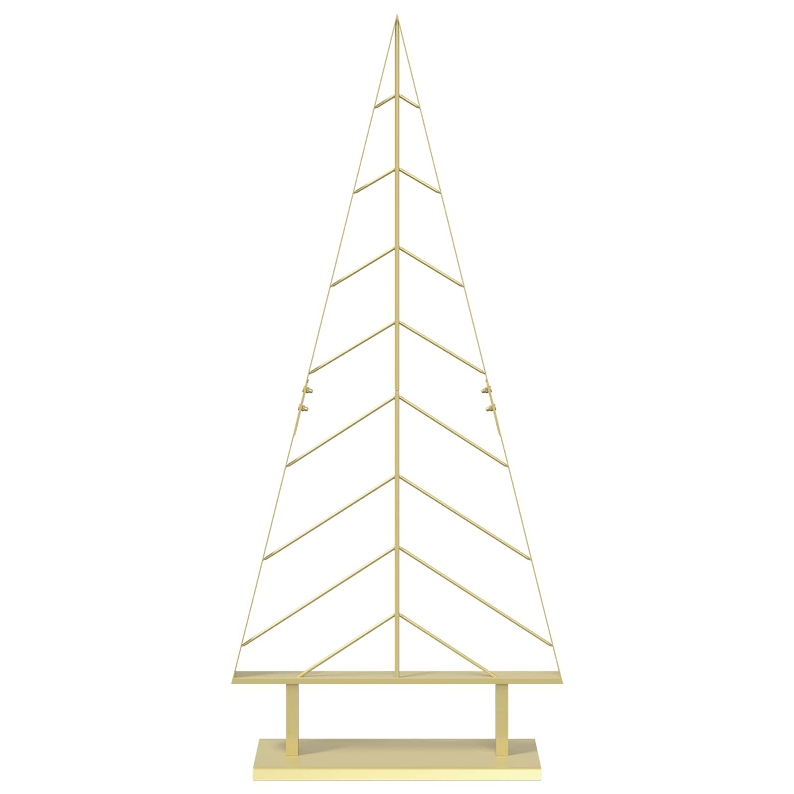Albero di Natale in metallo con supporto KUOPIO 125 cm Acciaio