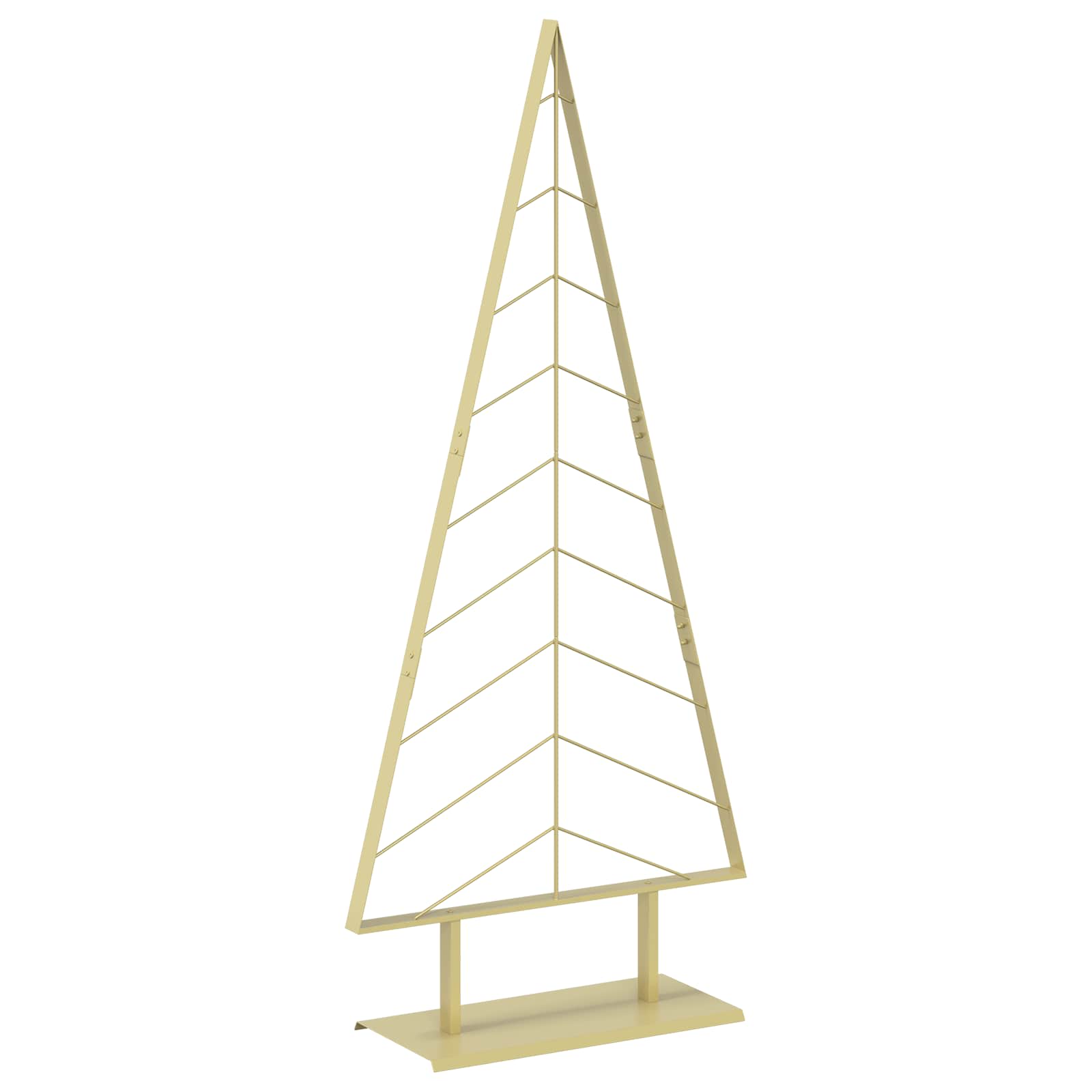 Albero di Natale in metallo con supporto KUOPIO 180 cm Acciaio