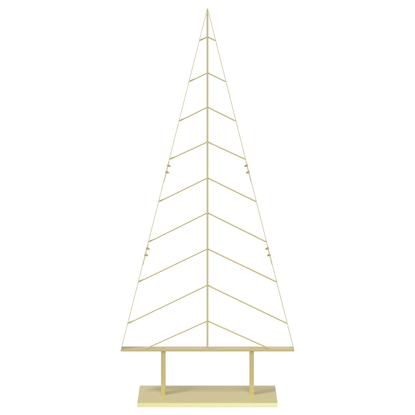 Albero di Natale in metallo con supporto KUOPIO 180 cm Acciaio