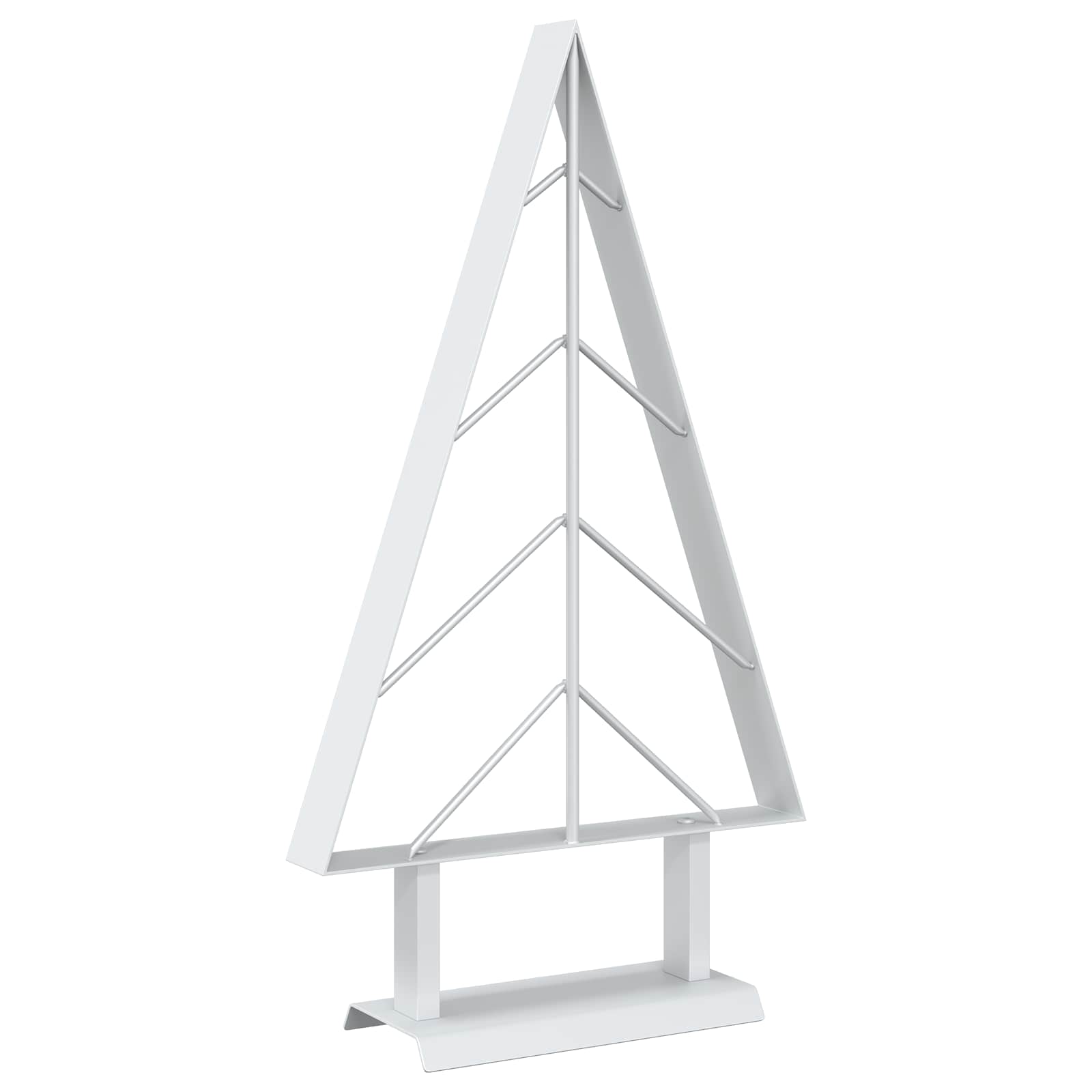 Albero di Natale in metallo con supporto KUOPIO 60 cm Acciaio