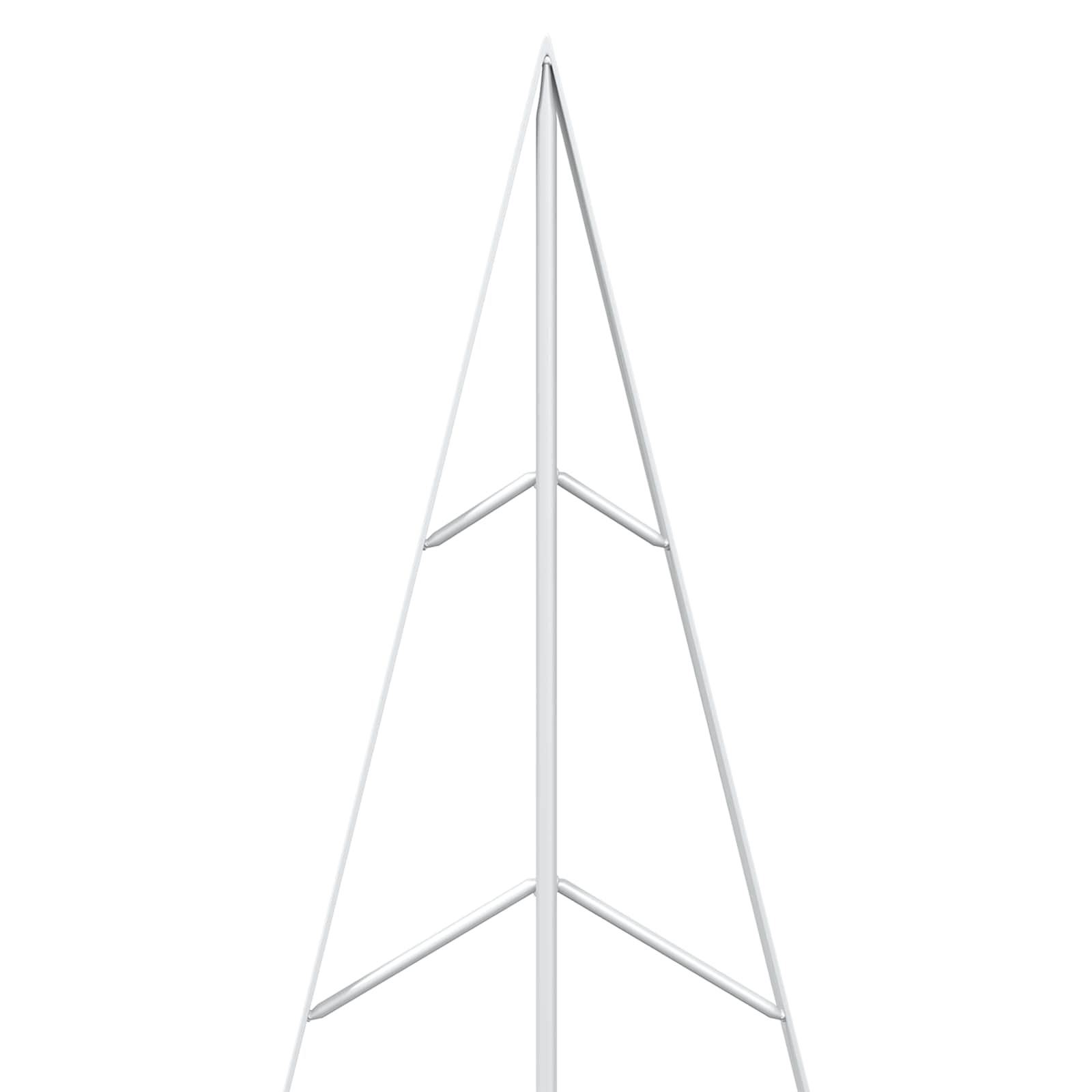 Albero di Natale in metallo con supporto KUOPIO 60 cm Acciaio