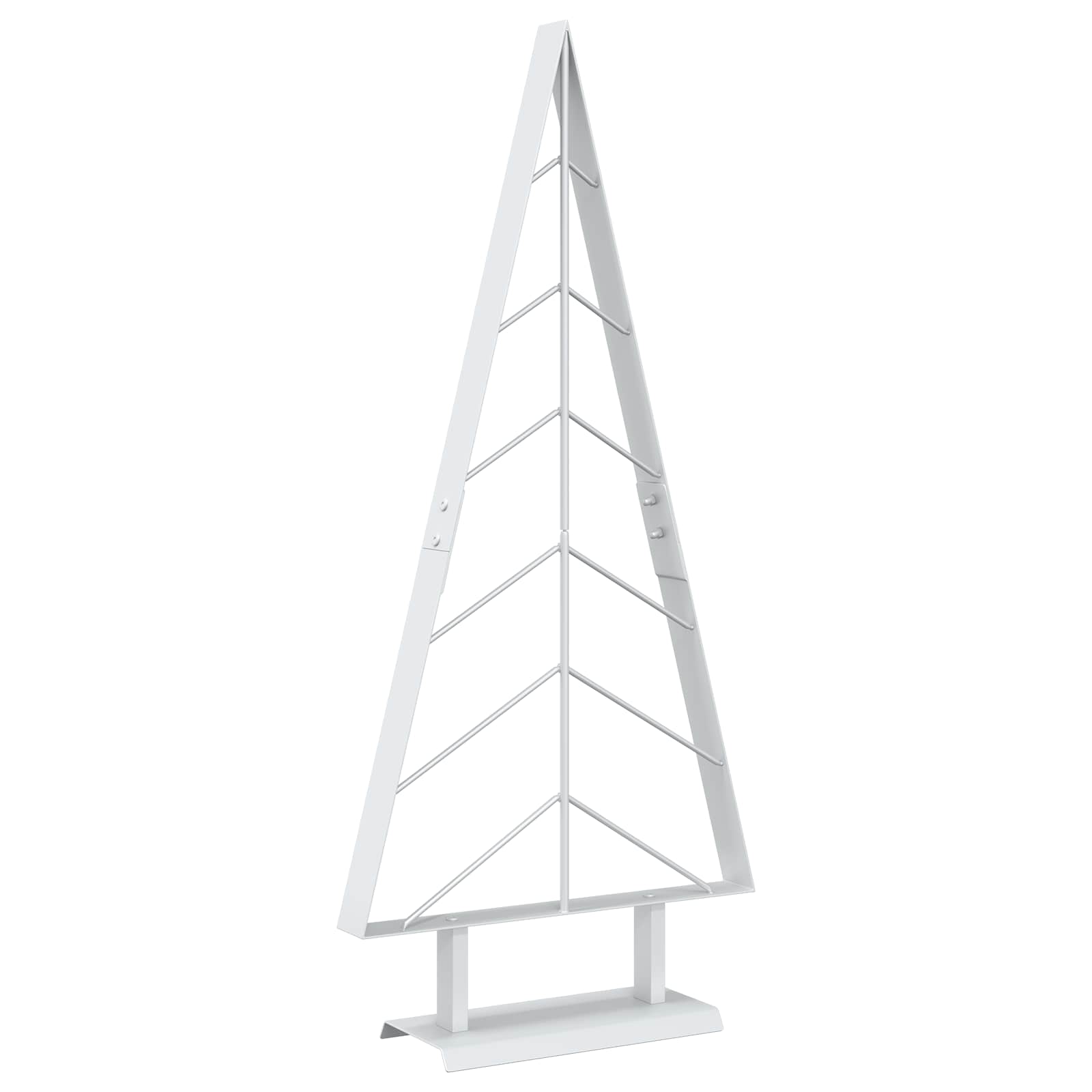 Albero di Natale in metallo con supporto KUOPIO 90 cm Acciaio
