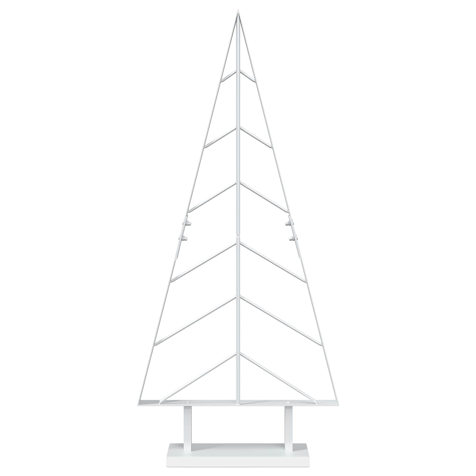 Albero di Natale in metallo con supporto KUOPIO 90 cm Acciaio