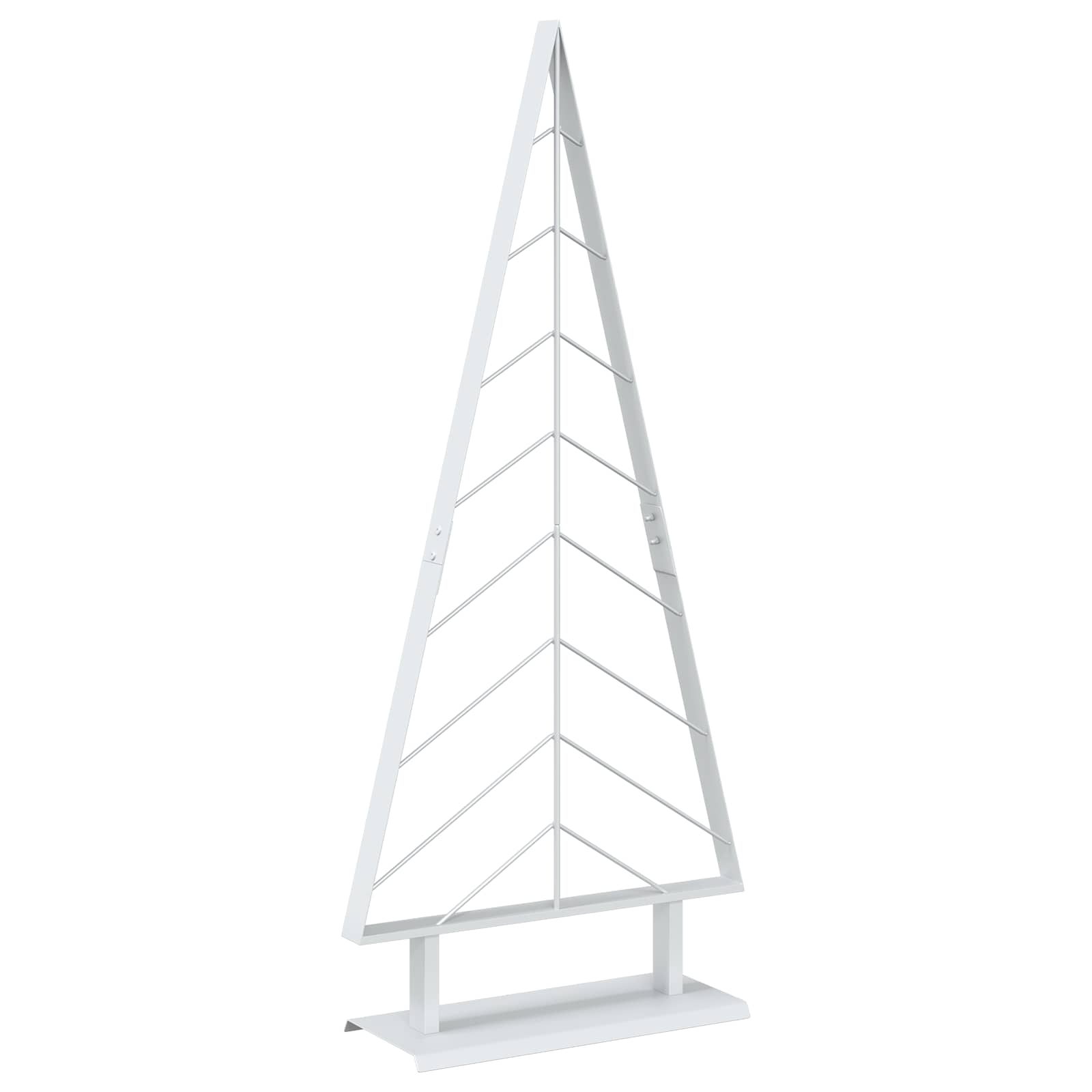 Albero di Natale in metallo con supporto KUOPIO 125 cm Acciaio