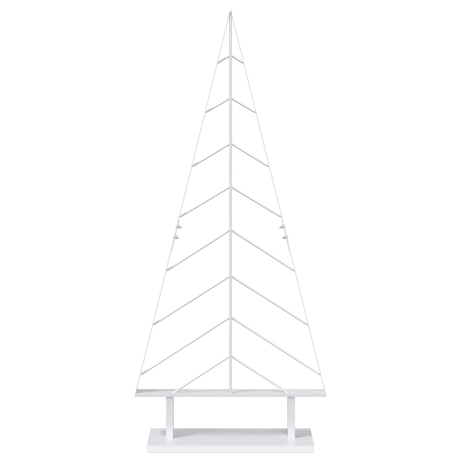 Albero di Natale in metallo con supporto KUOPIO 125 cm Acciaio