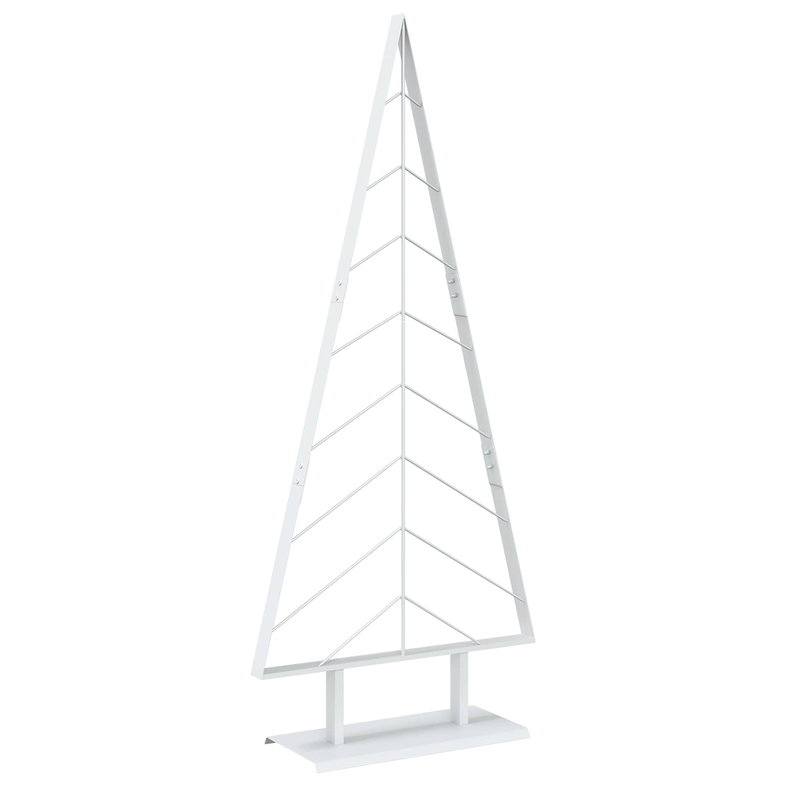Albero di Natale in metallo con supporto KUOPIO 150 cm Acciaio