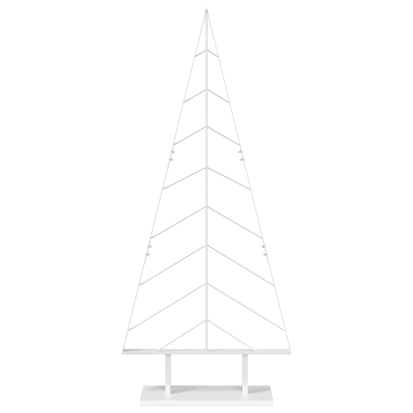 Albero di Natale in metallo con supporto KUOPIO 150 cm Acciaio