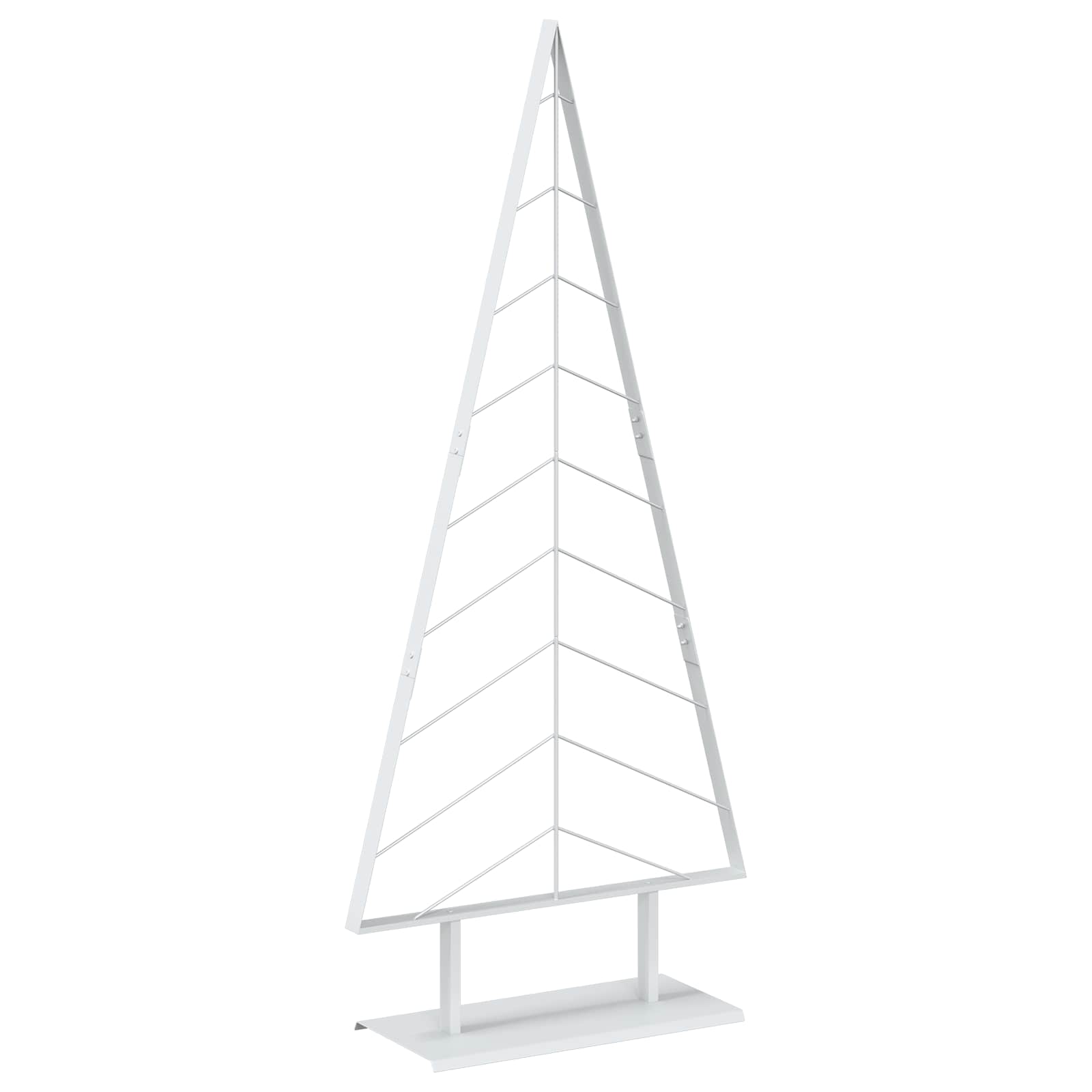 Albero di Natale in metallo con supporto KUOPIO 180 cm Acciaio