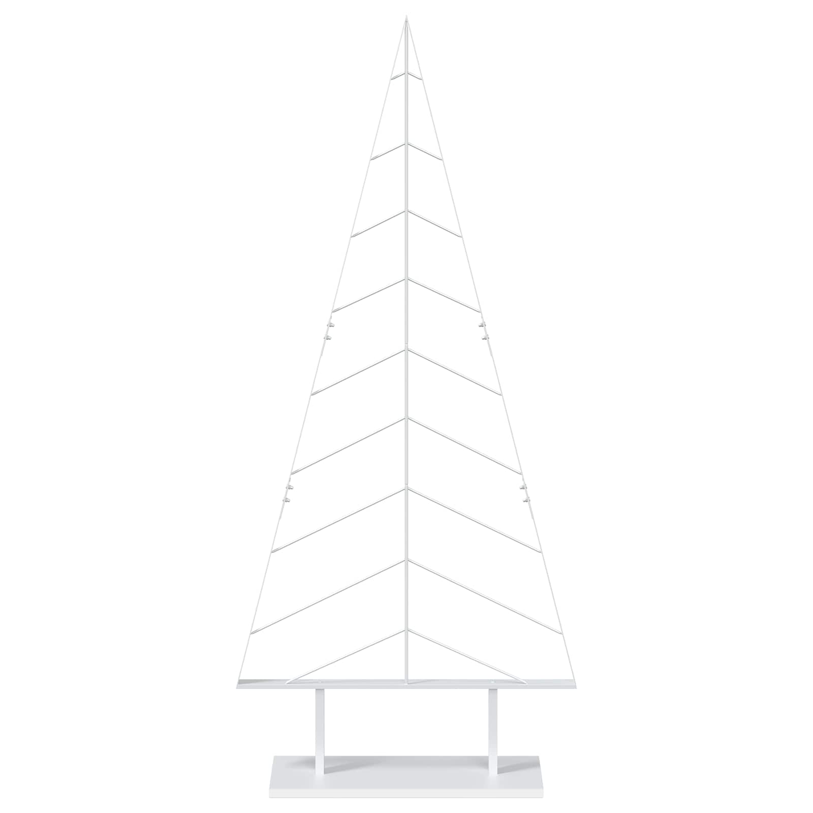 Albero di Natale in metallo con supporto KUOPIO 180 cm Acciaio
