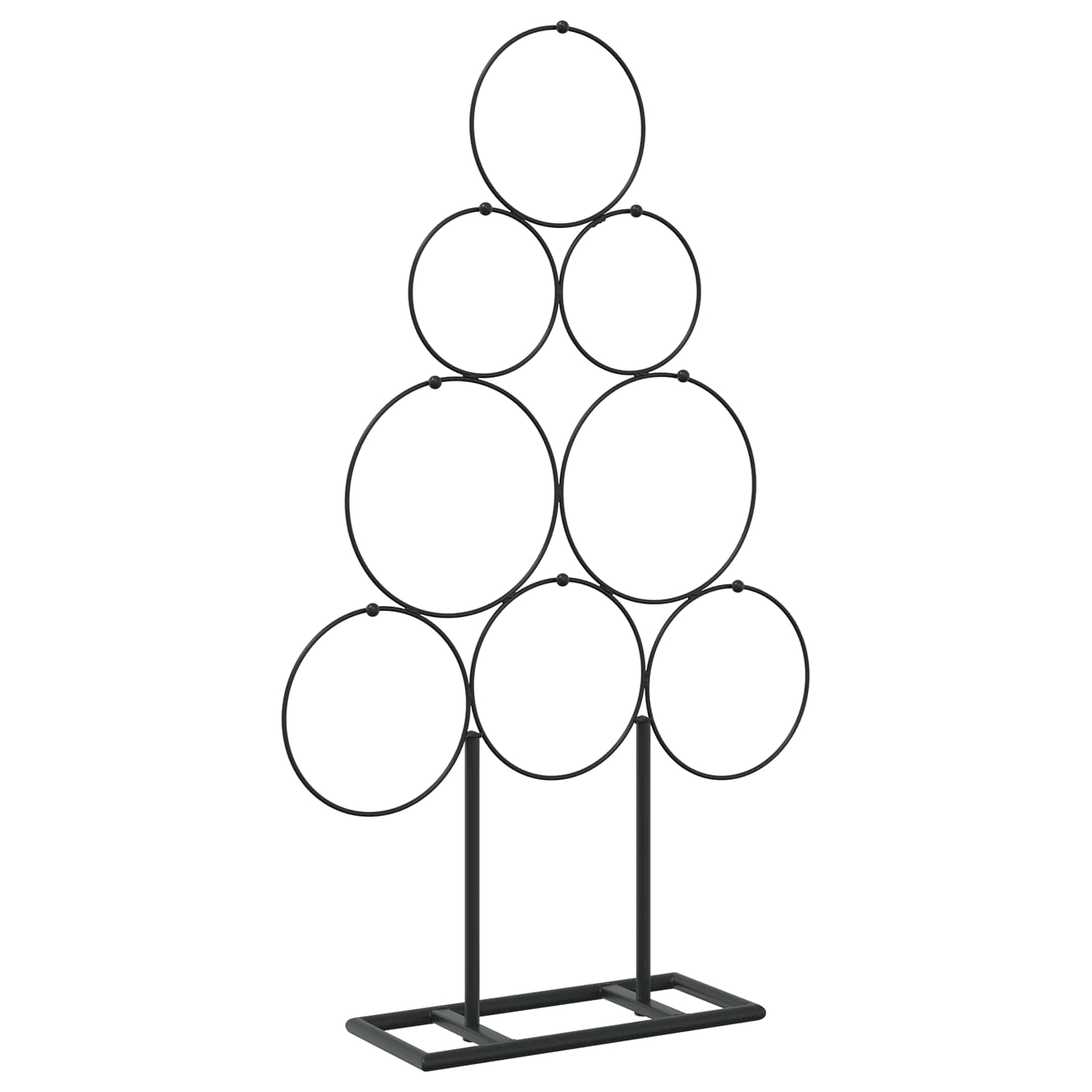 Albero di Natale in metallo con supporto KUOPIO 60 cm Acciaio