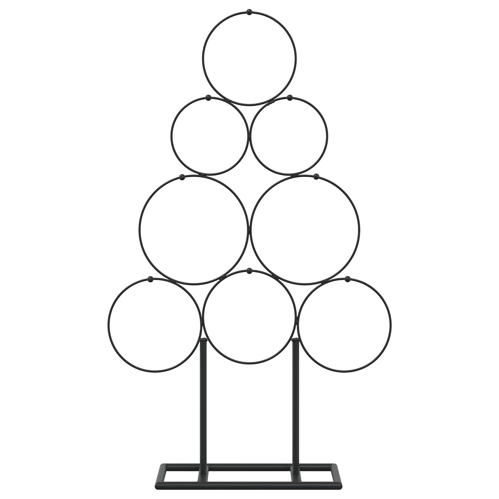 Albero di Natale in metallo con supporto KUOPIO 60 cm Acciaio