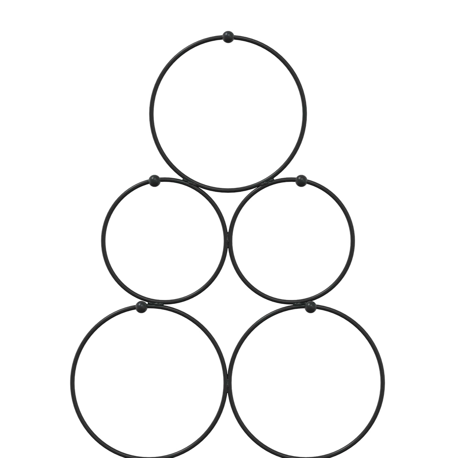 Albero di Natale in metallo con supporto KUOPIO 60 cm Acciaio
