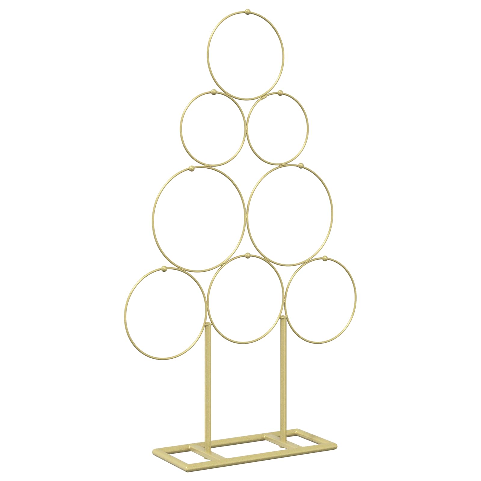 Albero di Natale in metallo con supporto KUOPIO 60 cm Acciaio