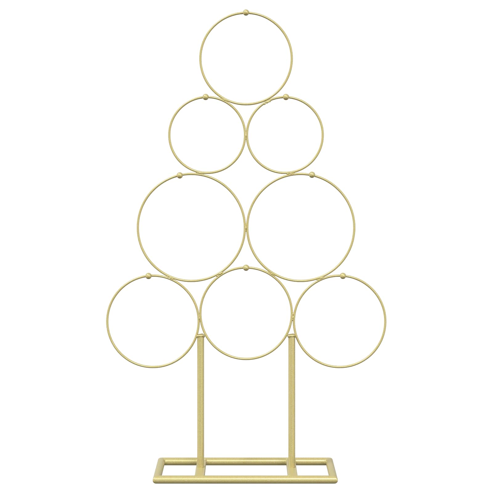 Albero di Natale in metallo con supporto KUOPIO 60 cm Acciaio