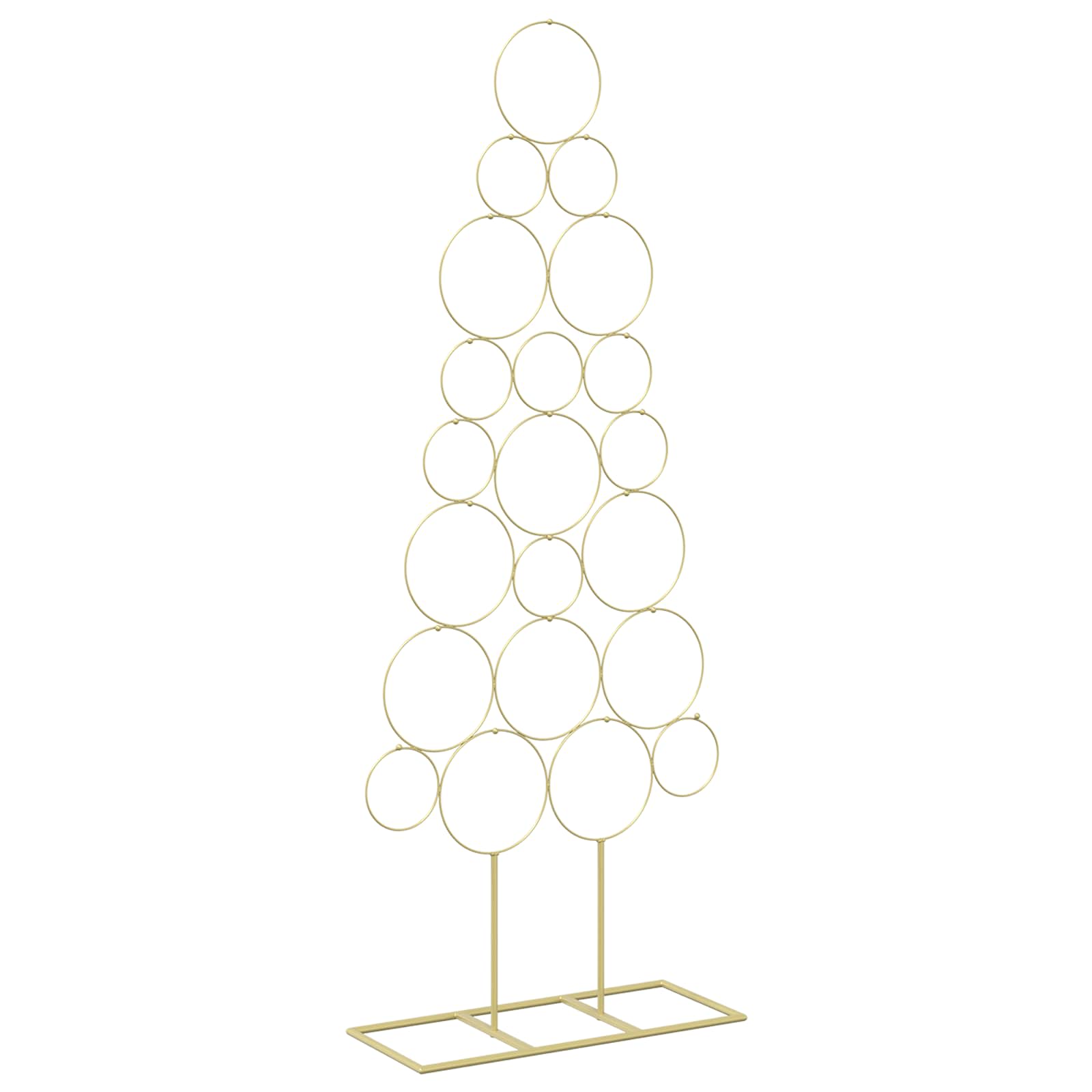 Albero di Natale in metallo con supporto KUOPIO 125 cm Acciaio