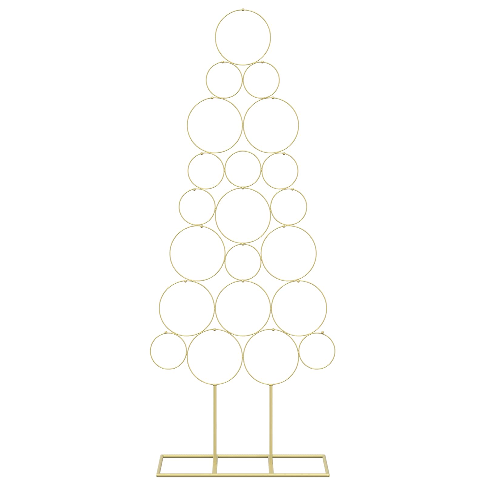 Albero di Natale in metallo con supporto KUOPIO 125 cm Acciaio