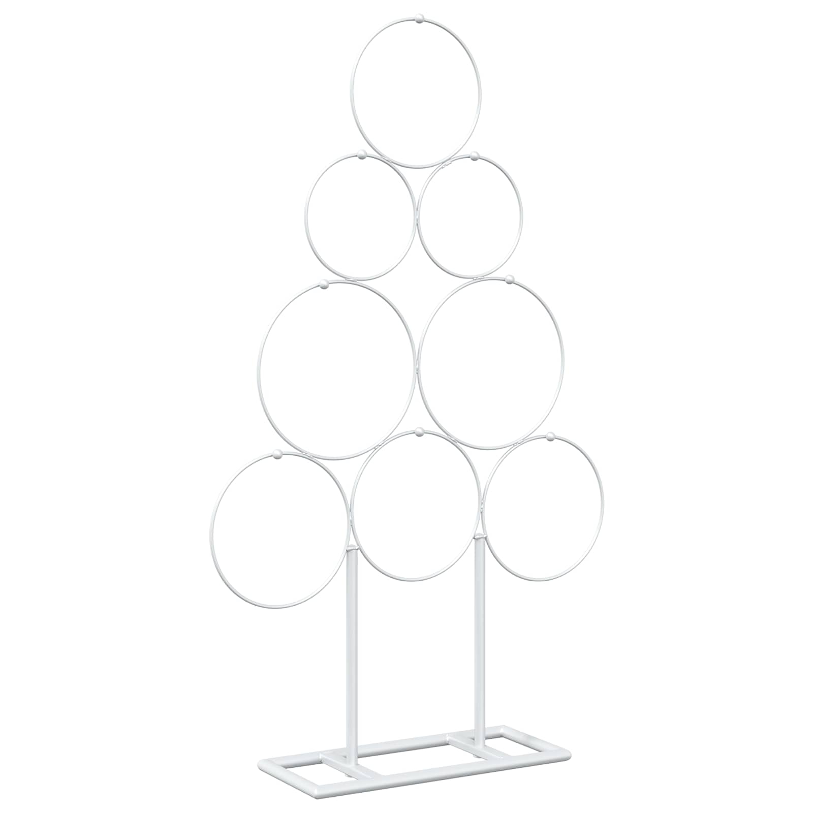 Albero di Natale in metallo con supporto KUOPIO 60 cm Acciaio