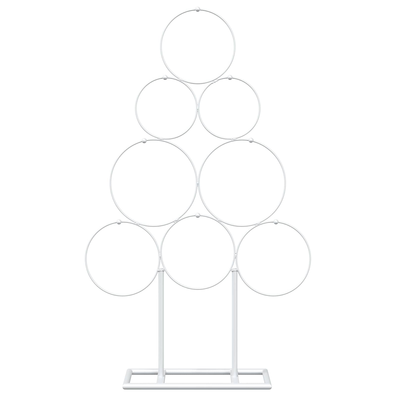 Albero di Natale in metallo con supporto KUOPIO 60 cm Acciaio