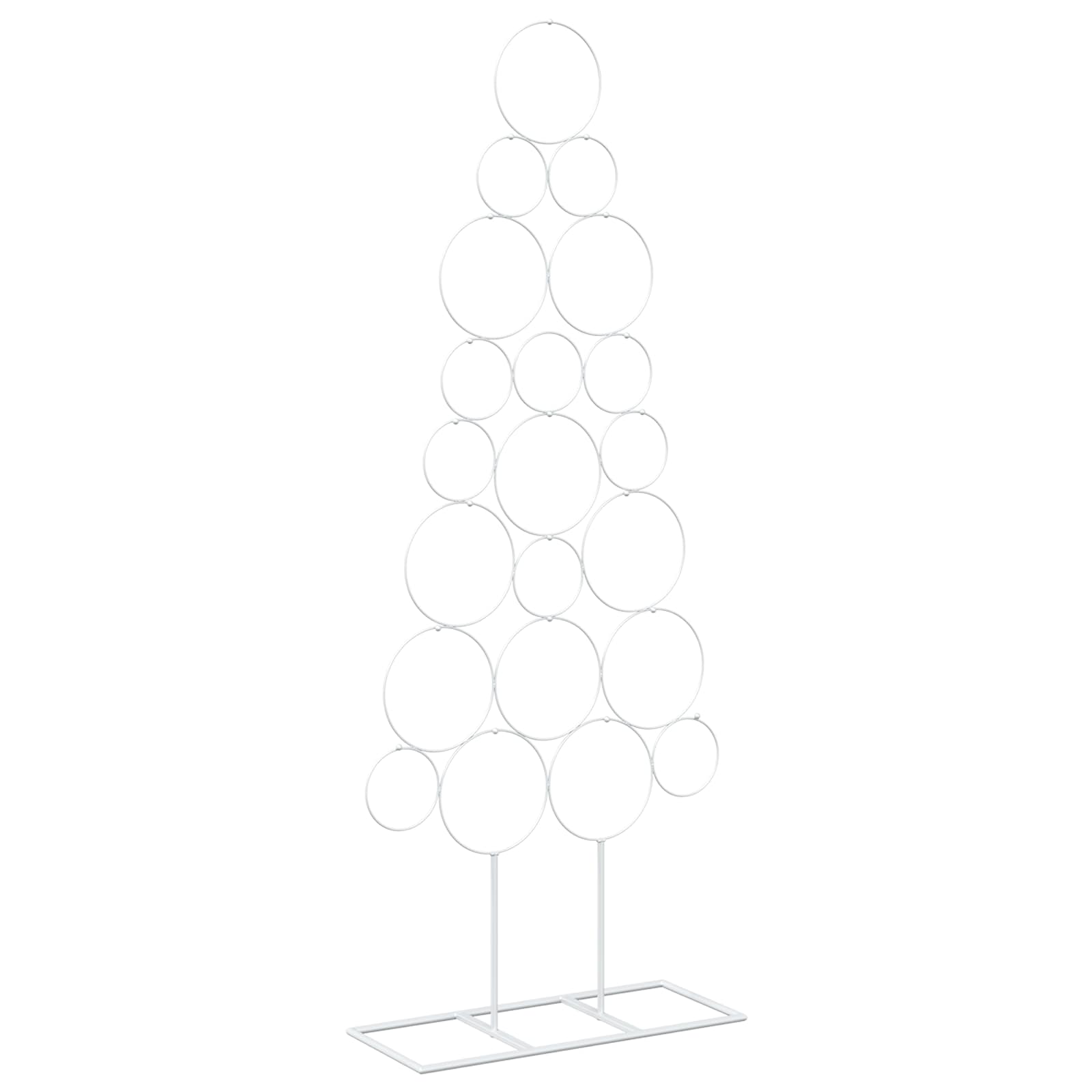 Albero di Natale in metallo con supporto KUOPIO 125 cm Acciaio