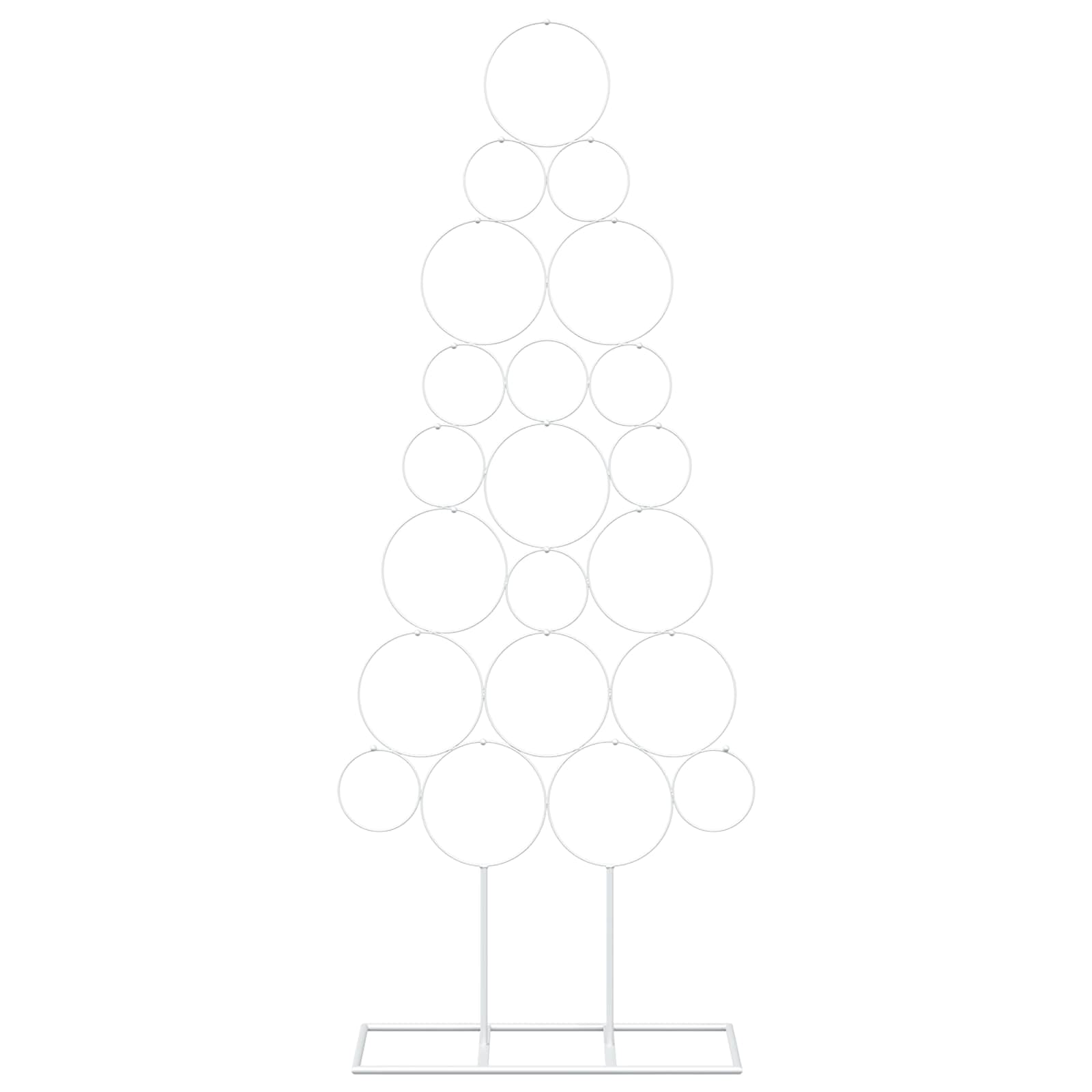Albero di Natale in metallo con supporto KUOPIO 125 cm Acciaio