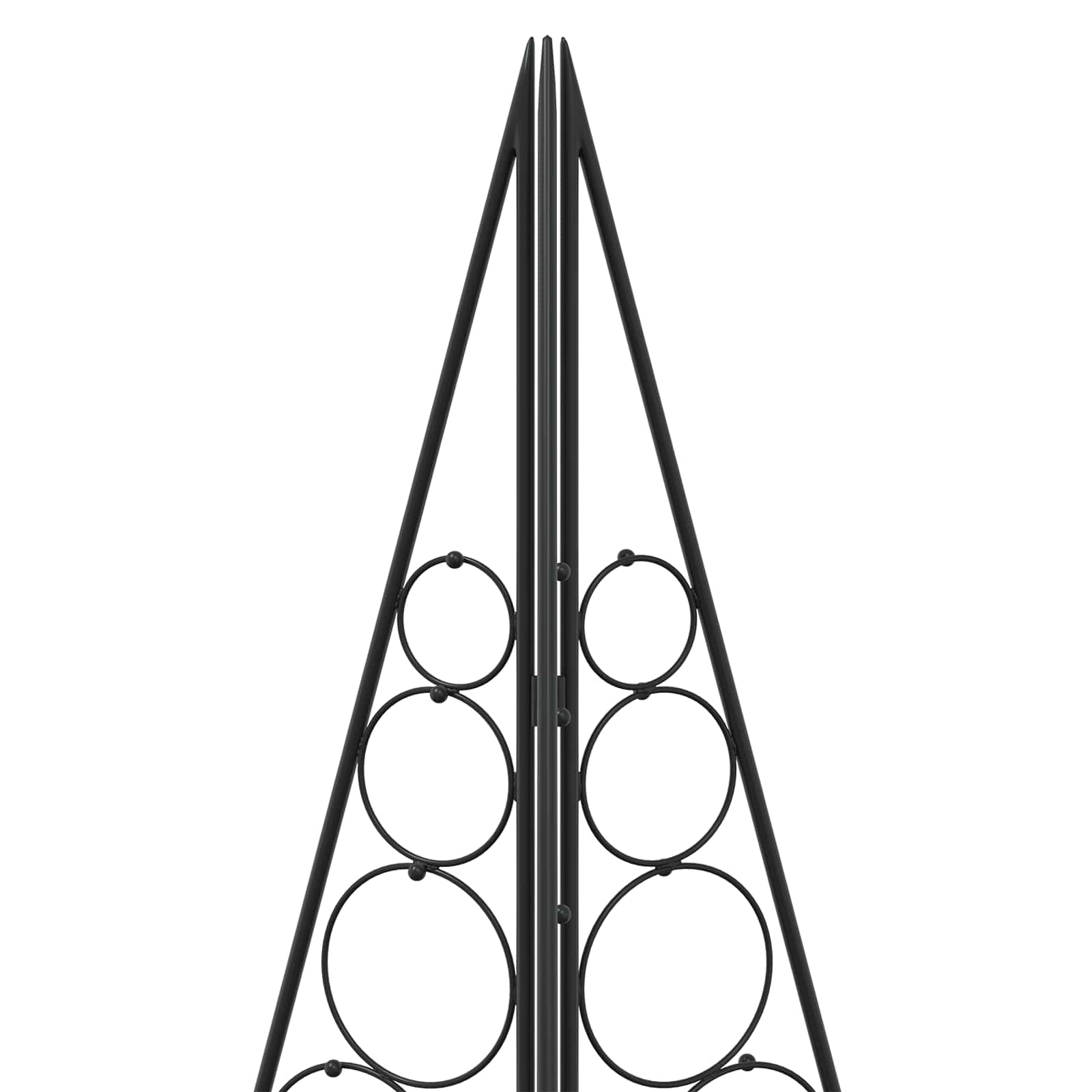 Albero di Natale in metallo KUOPIO 180 cm Acciaio Nero