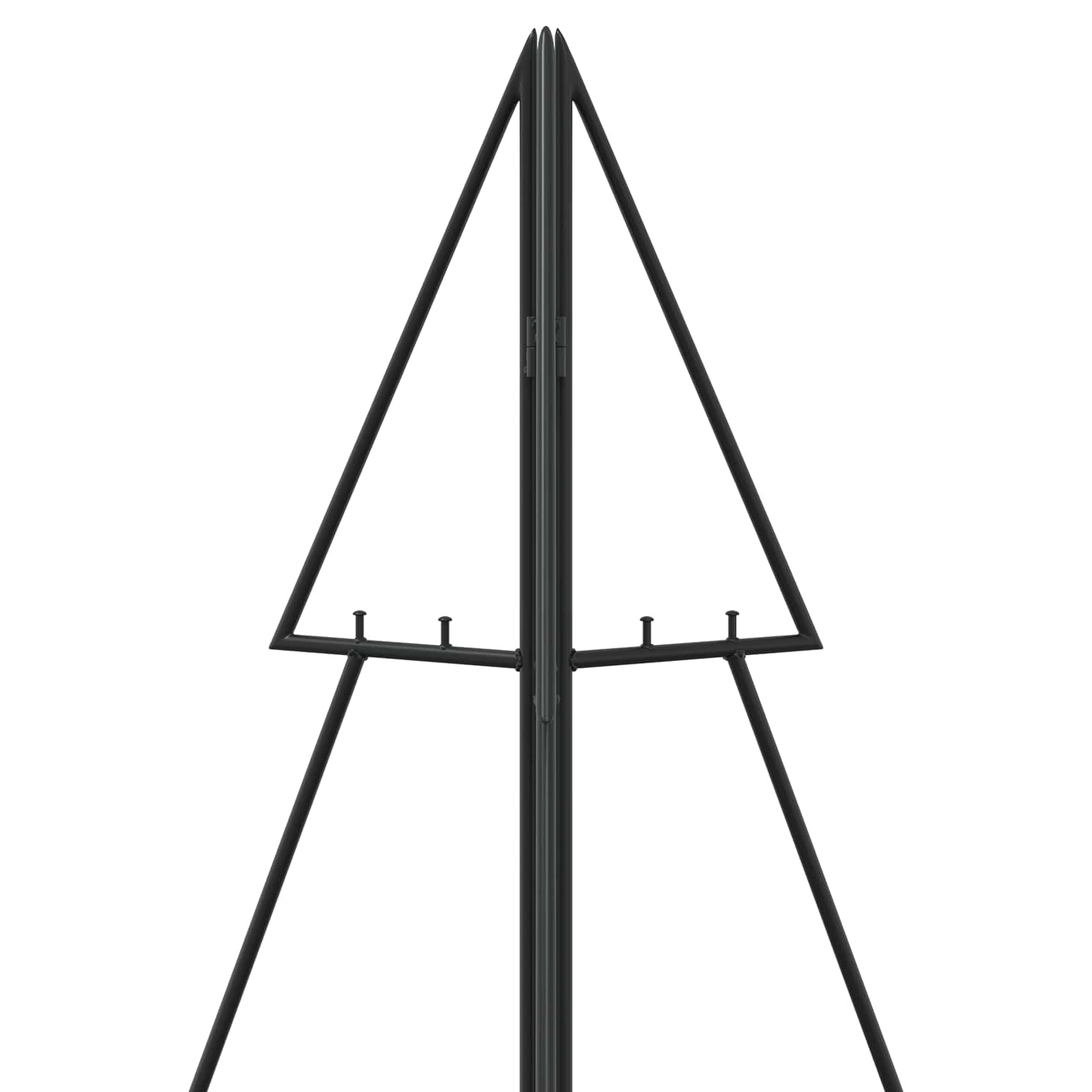 Albero di Natale in metallo KUOPIO 100 cm Acciaio Nero