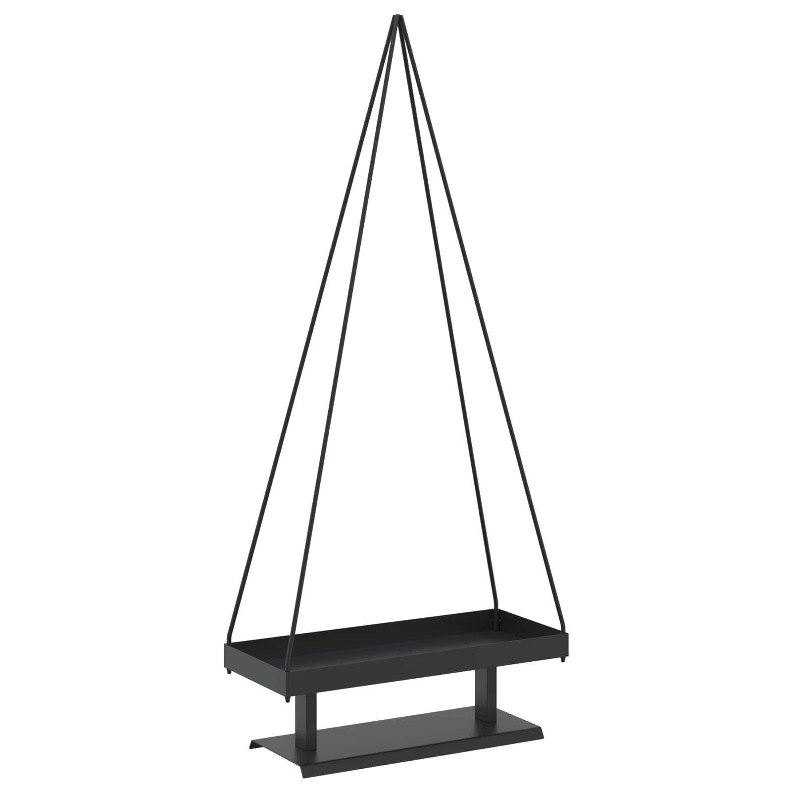 Albero di Natale in metallo con supporto KUOPIO 125 cm Acciaio