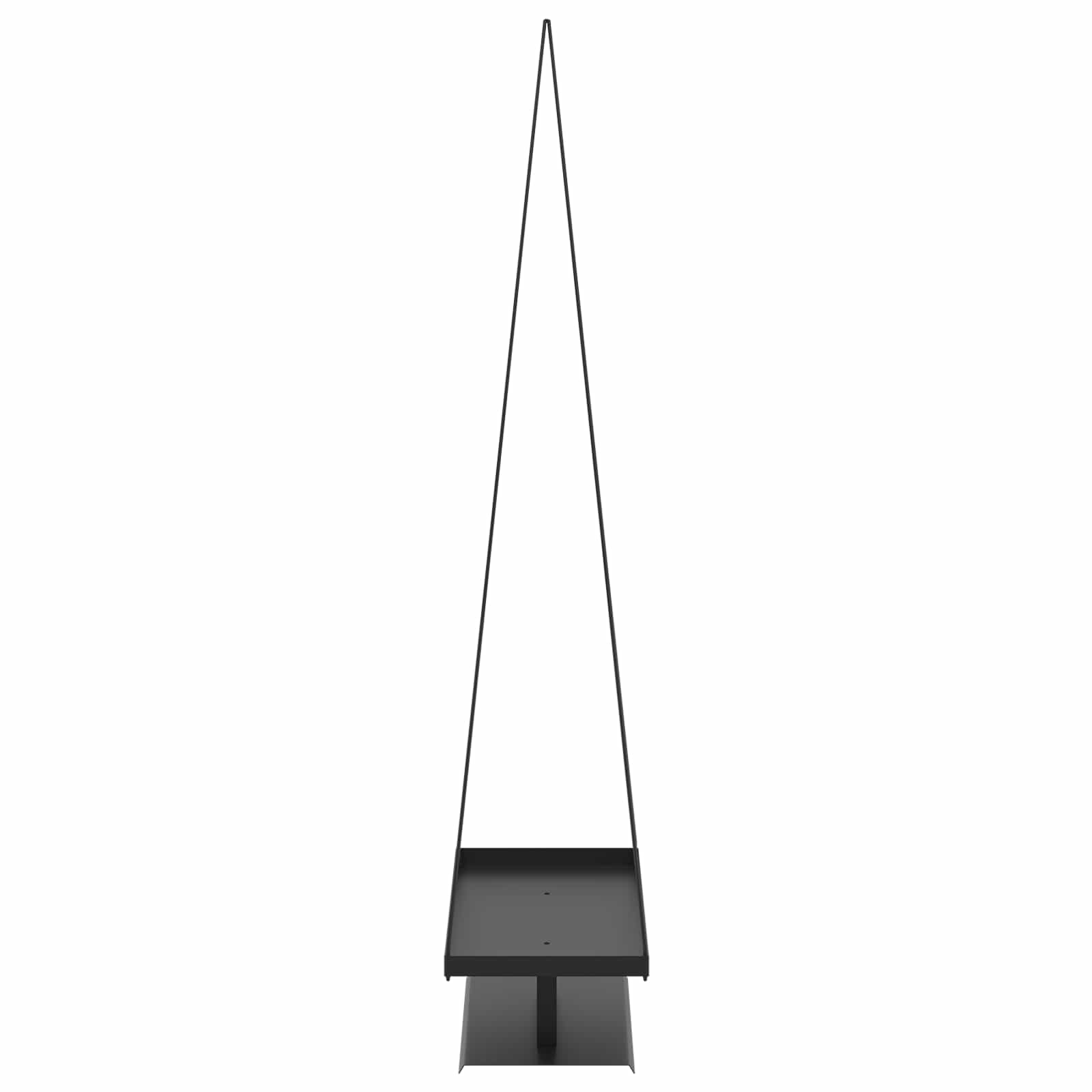 Albero di Natale in metallo con supporto KUOPIO 180 cm Acciaio