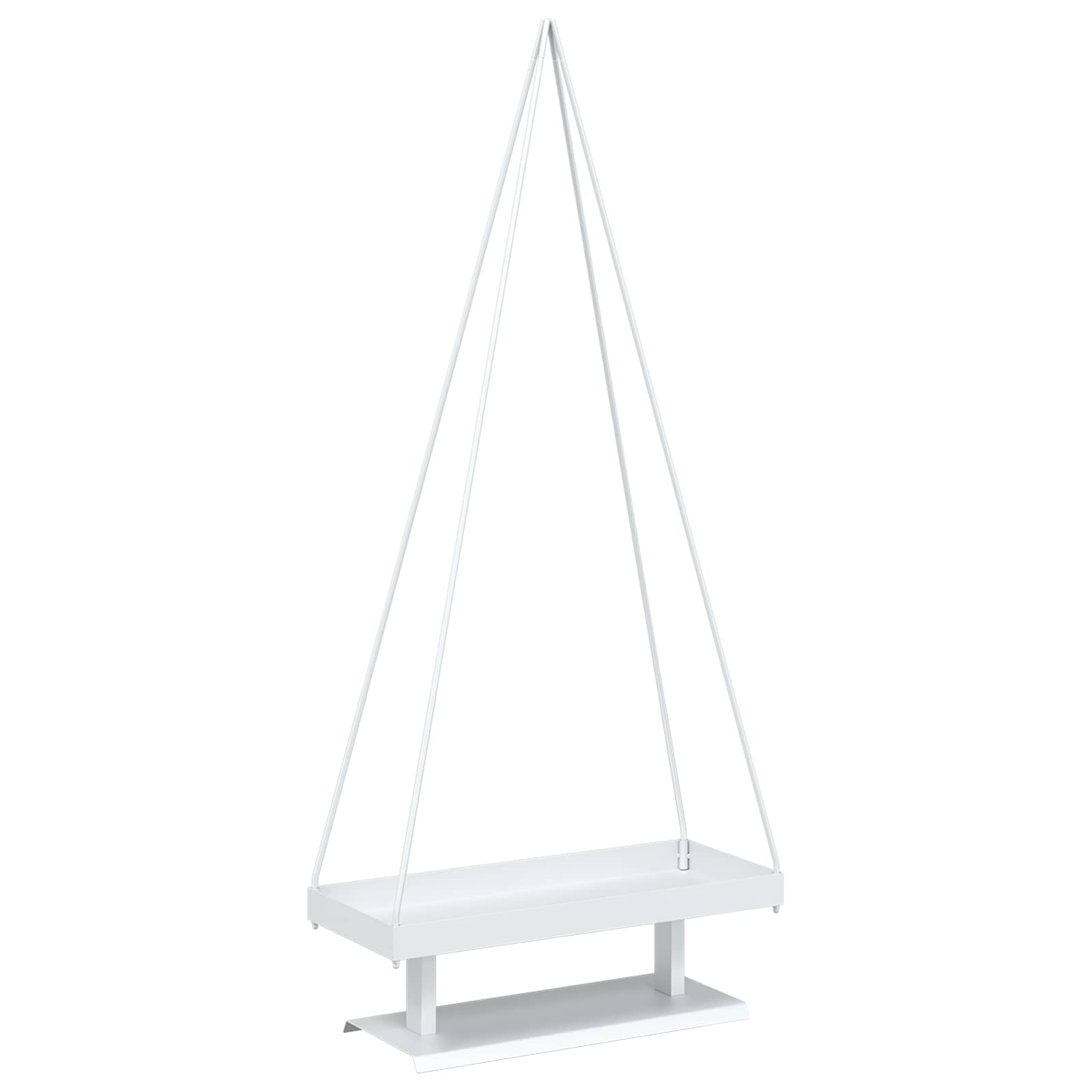 Albero di Natale in metallo con supporto KUOPIO 125 cm Acciaio