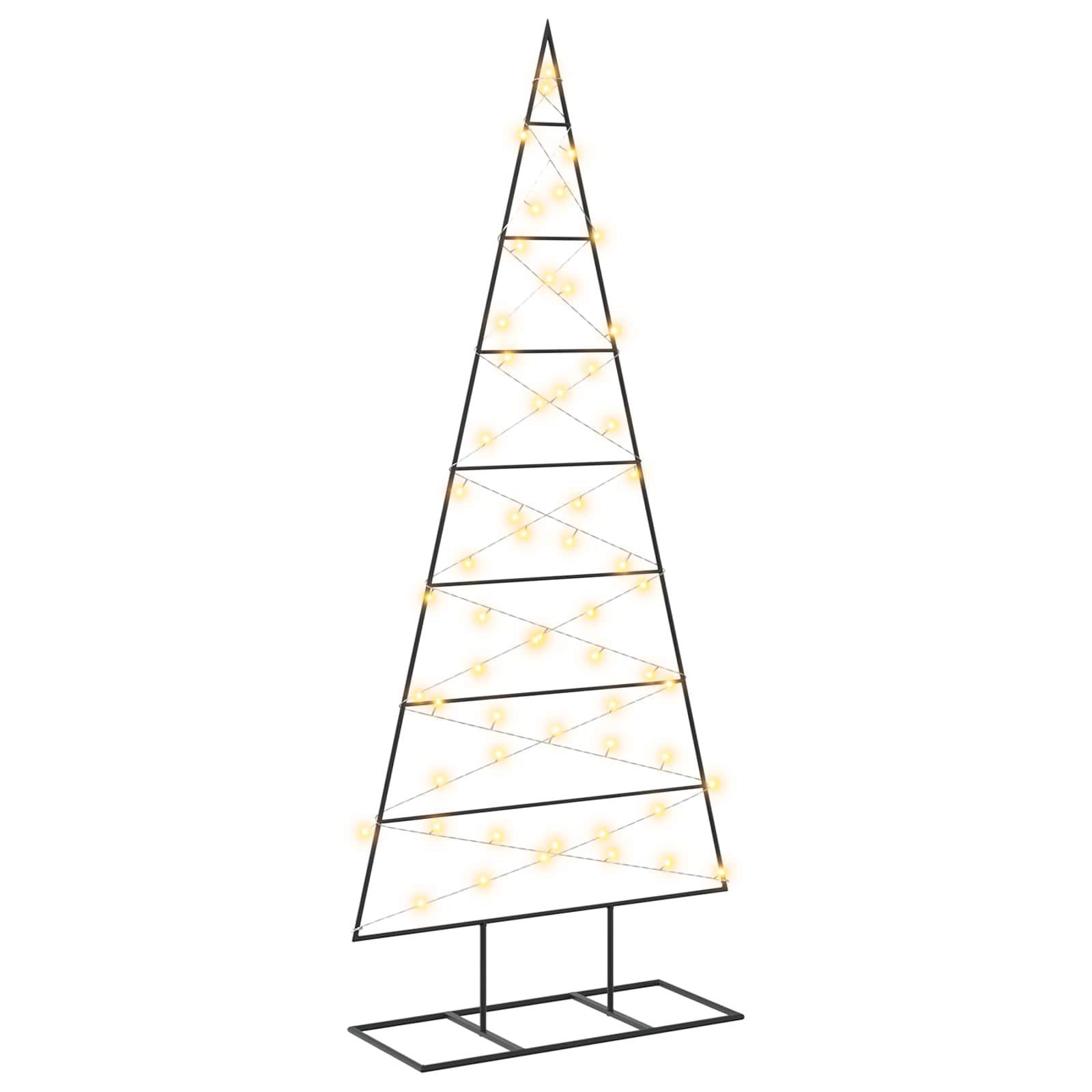 Albero di Natale in metallo KUOPIO 150 cm Bianco caldo
